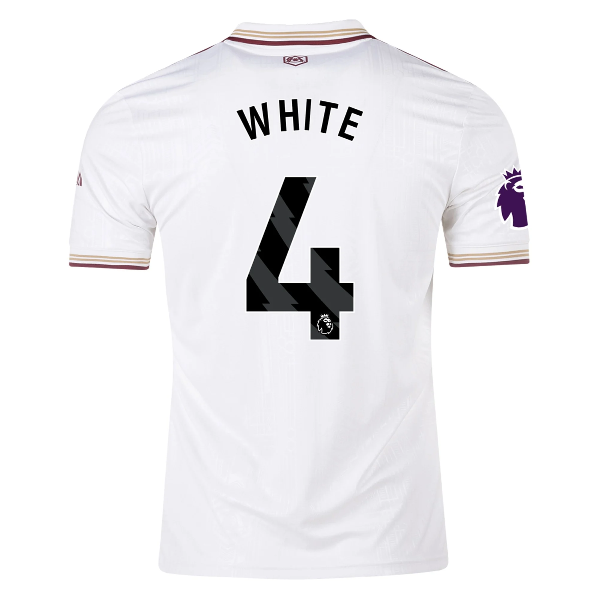 Mens 4 Ben White Arsenal 2025-26 Third Jersey Football Shirt