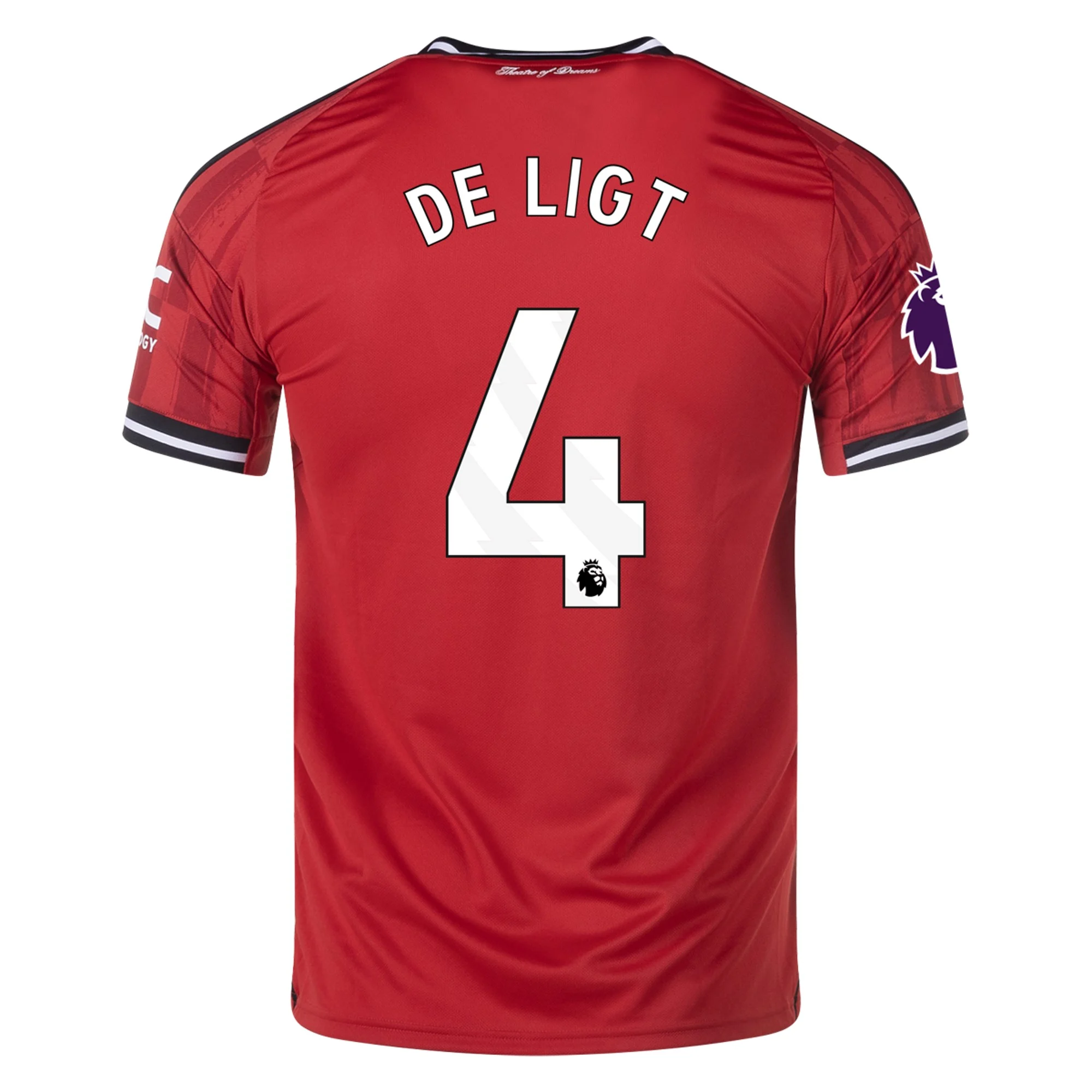 Mens 4 Matthijs de Ligt Manchester United 2025-26 Home Jersey Football Shirt
