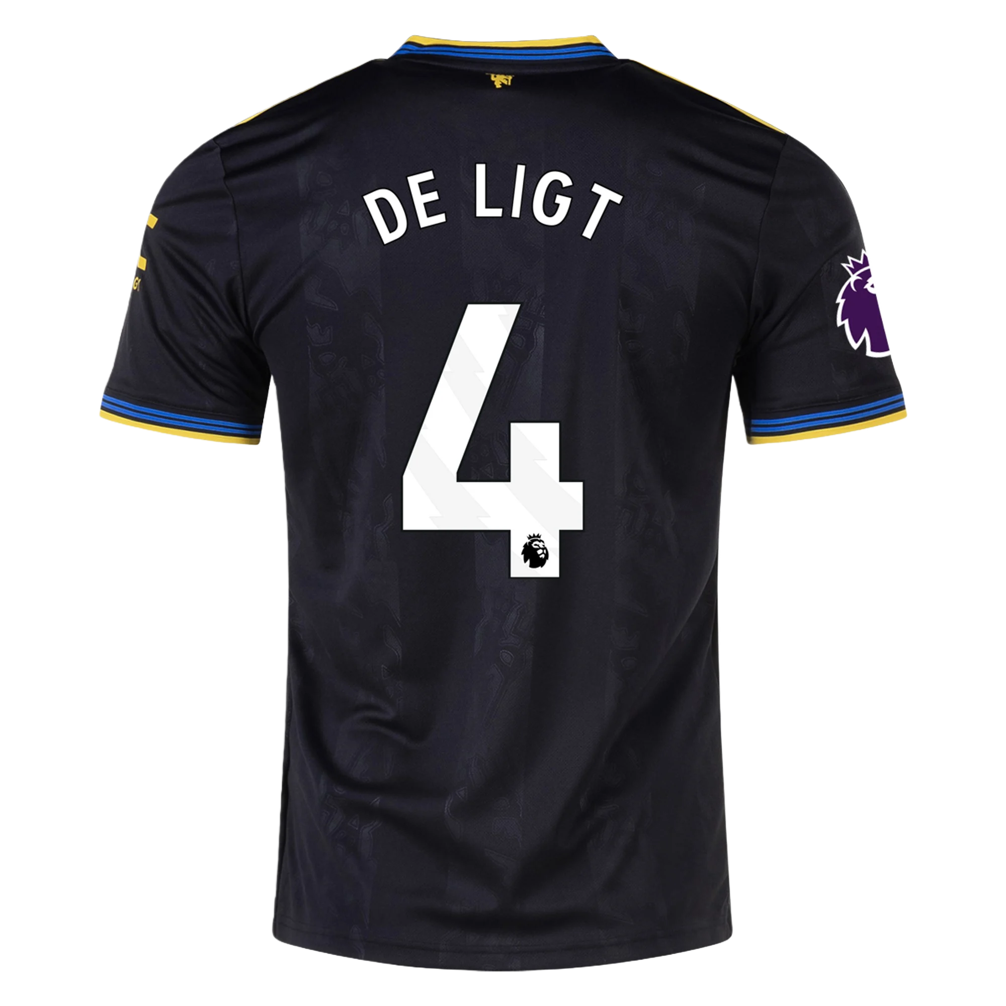 Mens 4 Matthijs de Ligt Manchester United 2025-26 Third Jersey Football Shirt