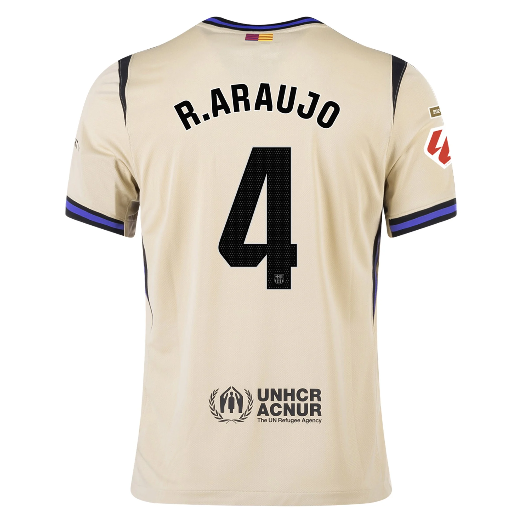 Mens 4 Ronald Araújo Barcelona 2025-26 Away Jersey Football Shirt