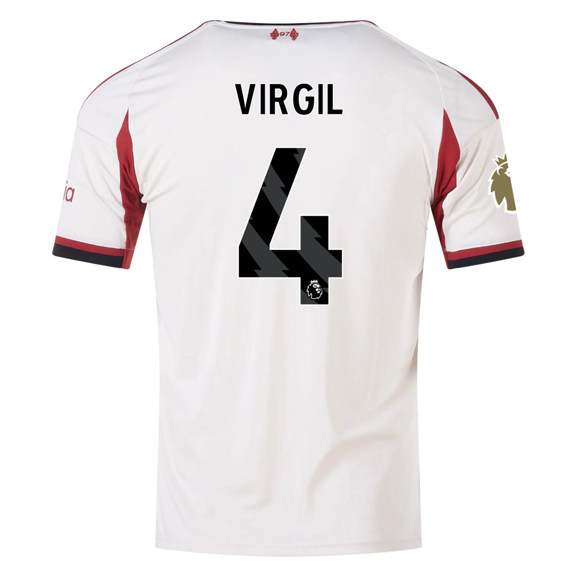 Mens 4 Virgil van Dijk Liverpool 2025-26 Away Jersey Football Shirt