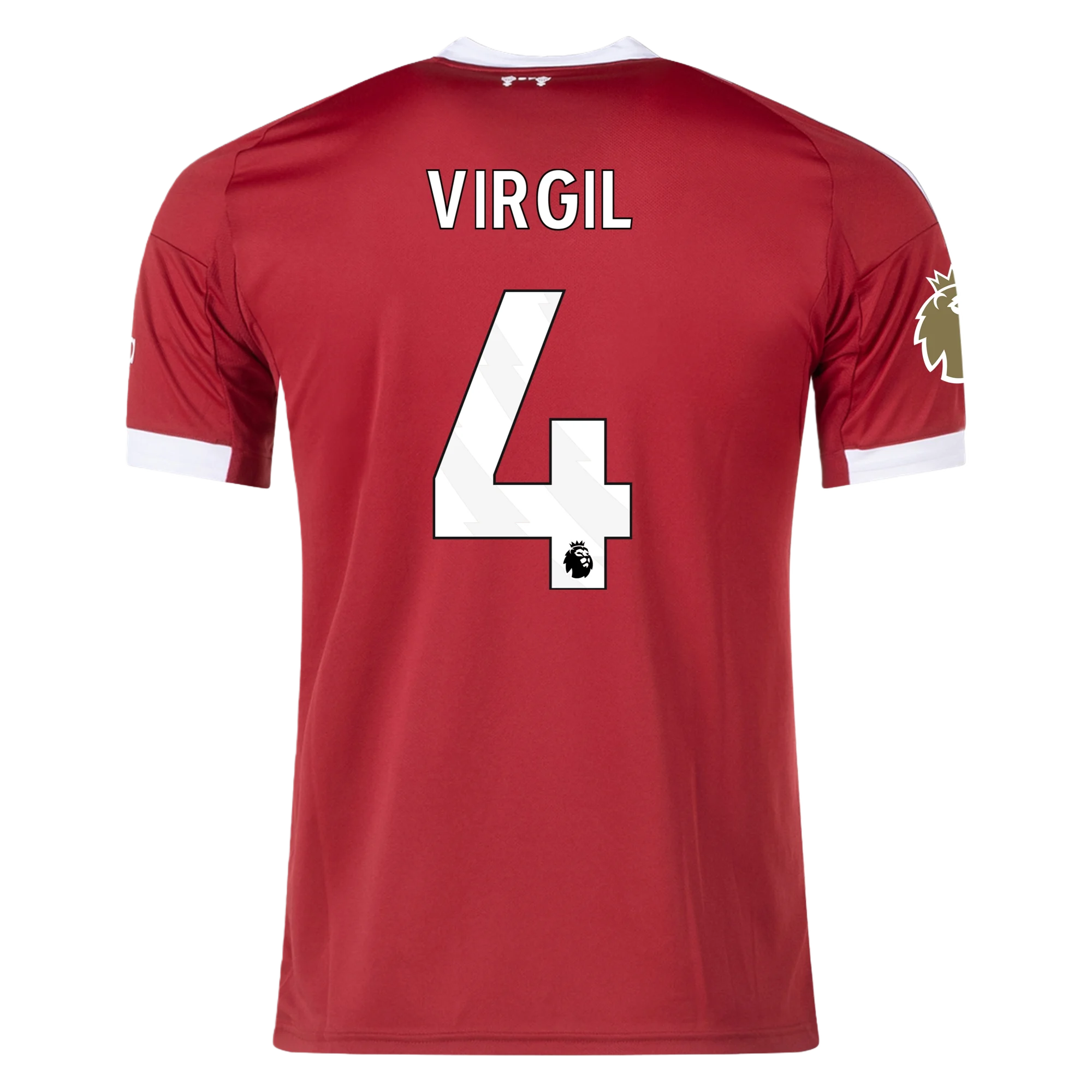 Mens 4 Virgil van Dijk Liverpool 2025-26 Home Jersey Football Shirt