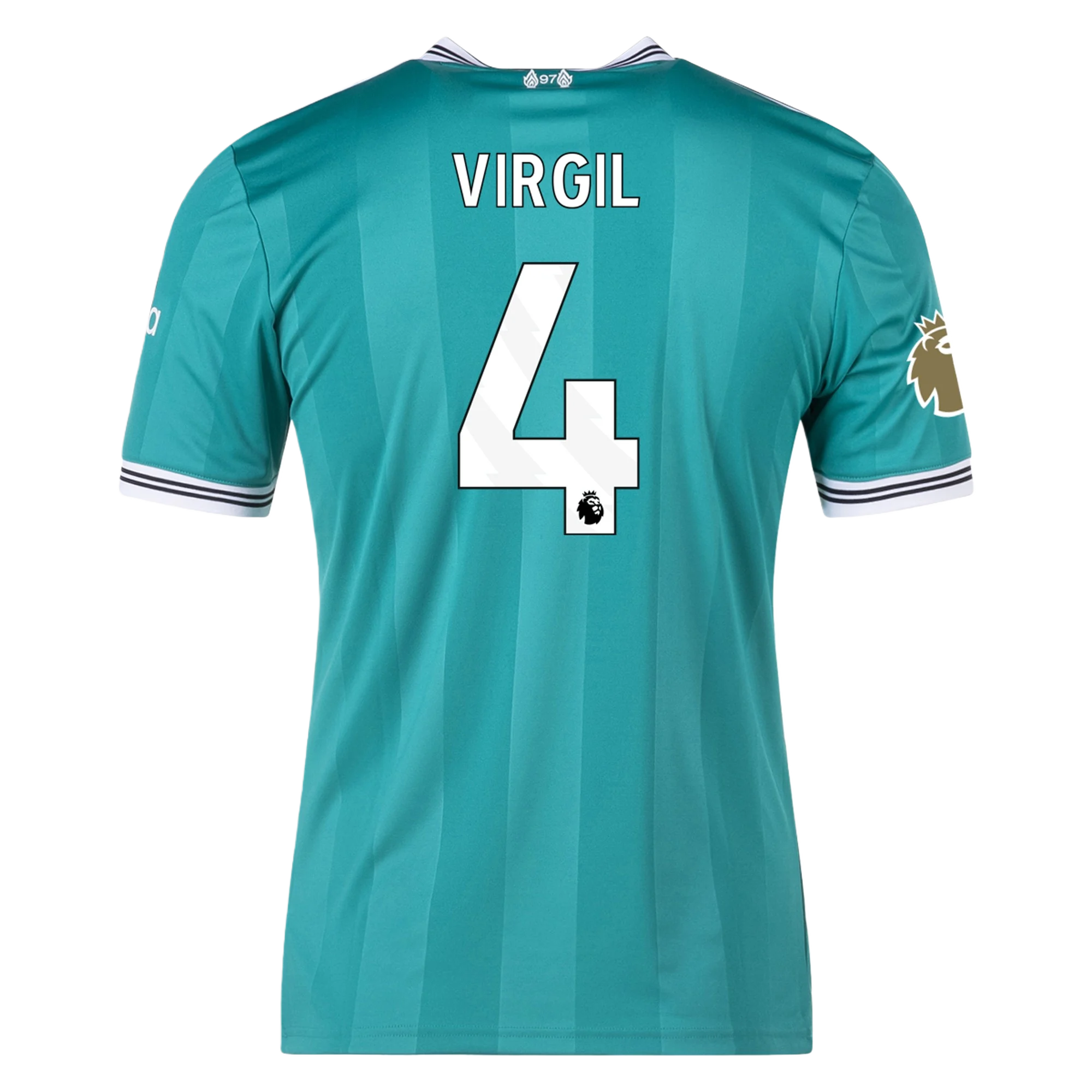 Mens 4 Virgil van Dijk Liverpool 2025-26 Third Jersey Football Shirt