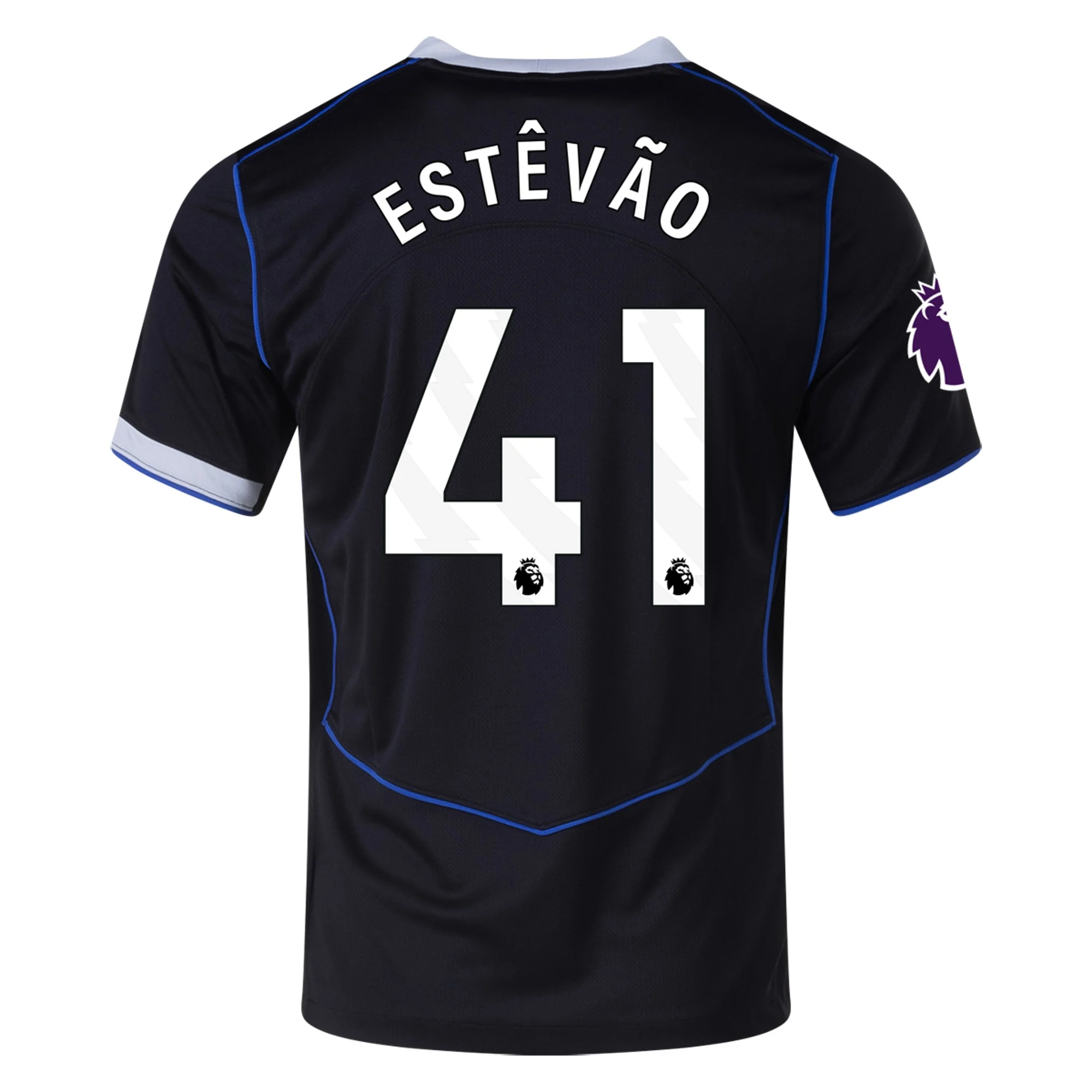 Mens 41 Estevao Chelsea Third Jersey 2025-26 Football Shirt