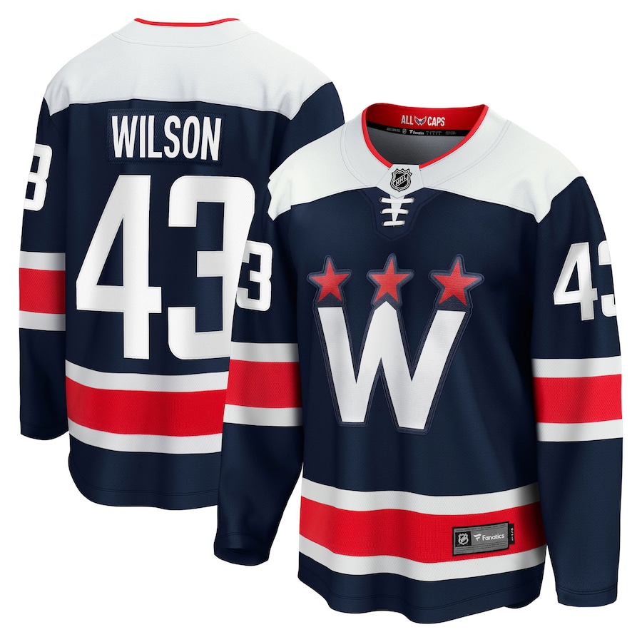 Men's Washington Capitals Jerseys #43 Tom Wilson Hockey Jerseys