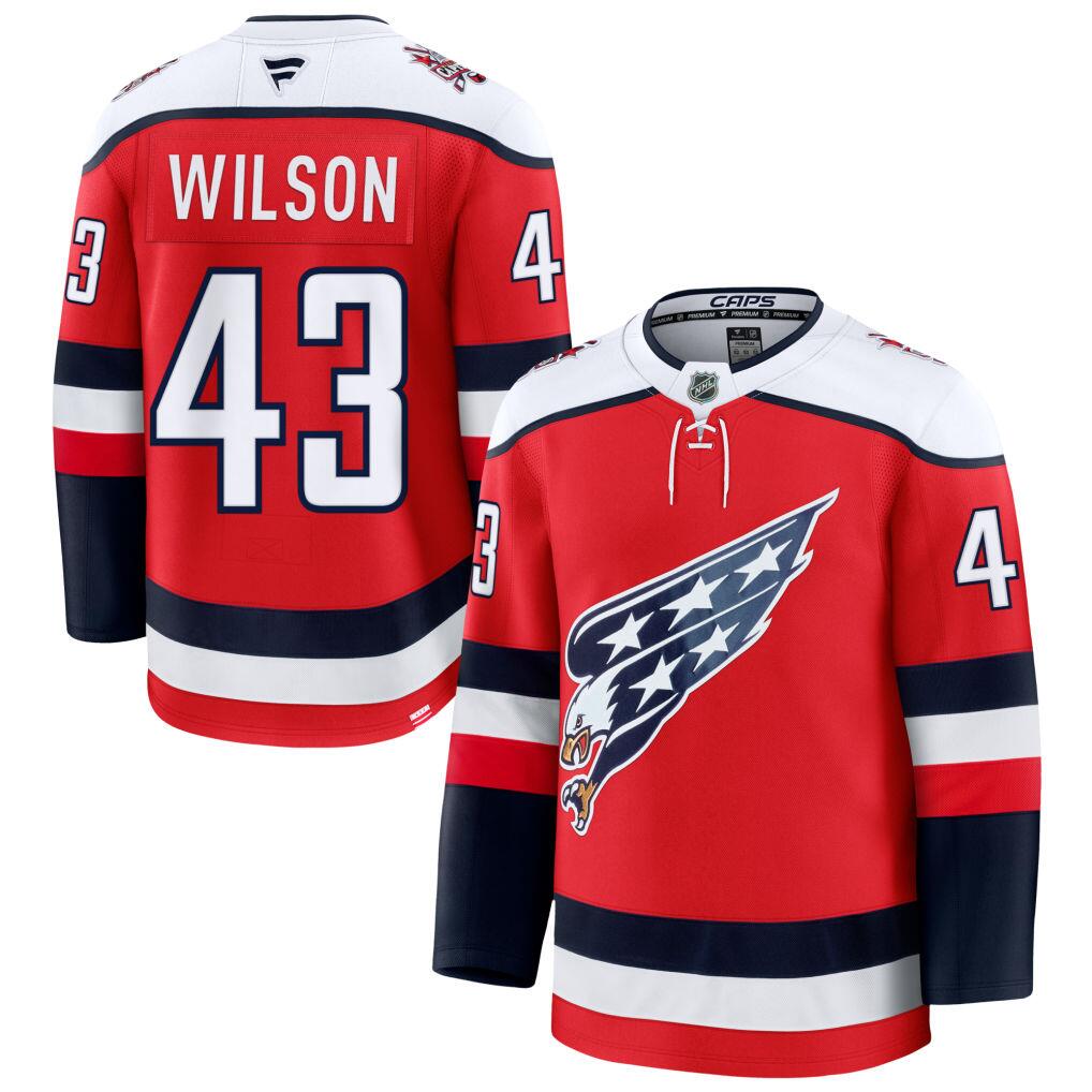 Men's Washington Capitals Jerseys #43 Tom Wilson Hockey Jerseys