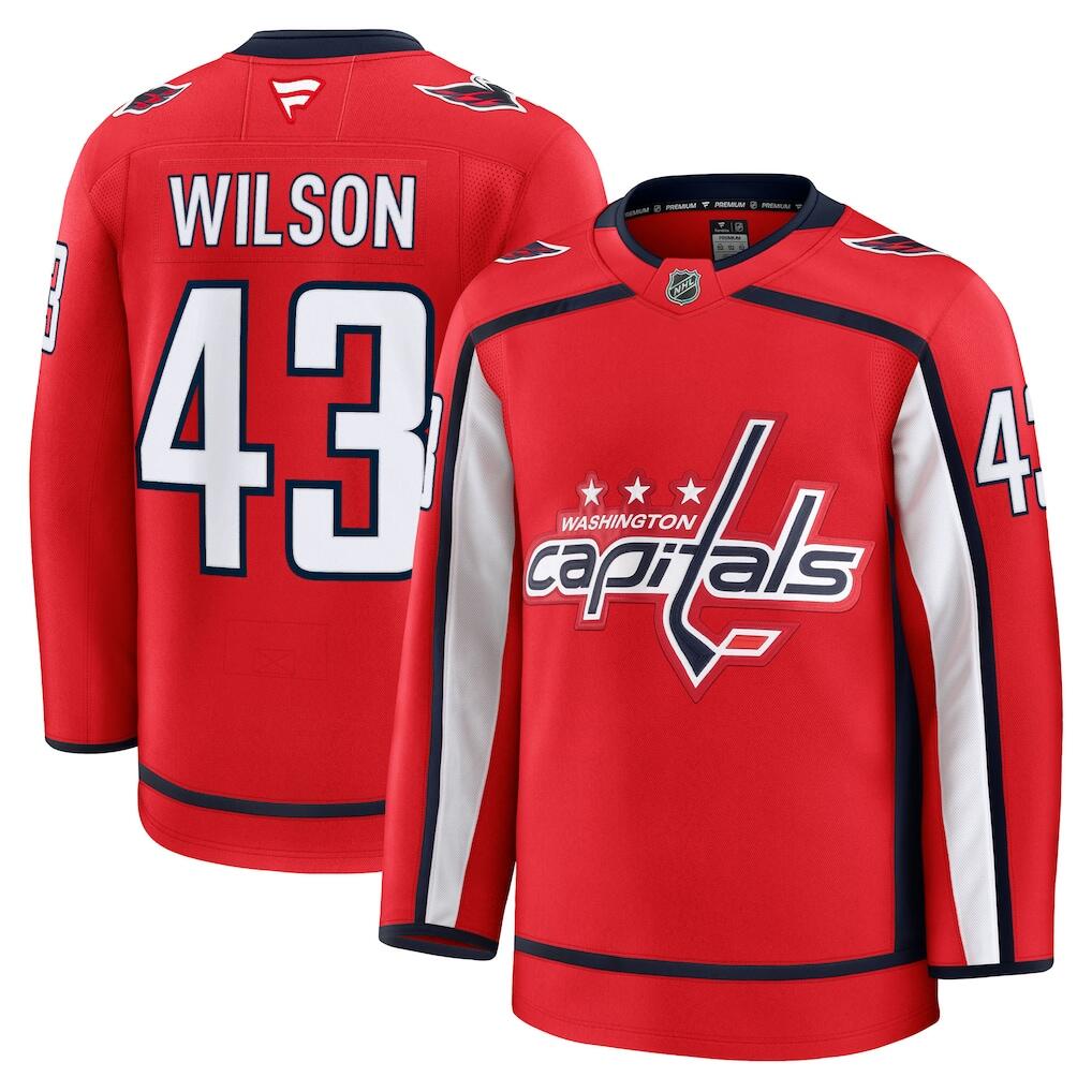 Men's Washington Capitals Jerseys #43 Tom Wilson Hockey Jerseys