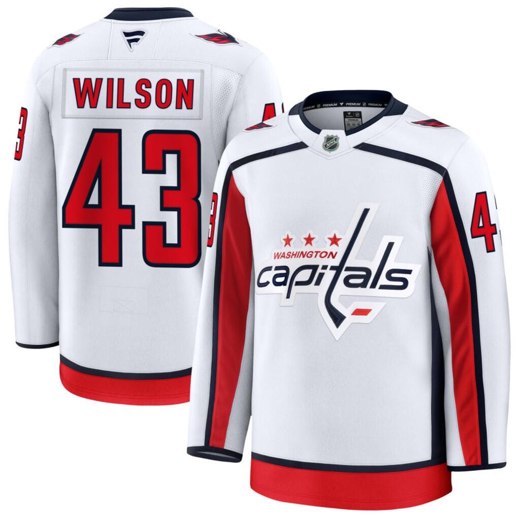 Men's Washington Capitals Jerseys #43 Tom Wilson Hockey Jerseys