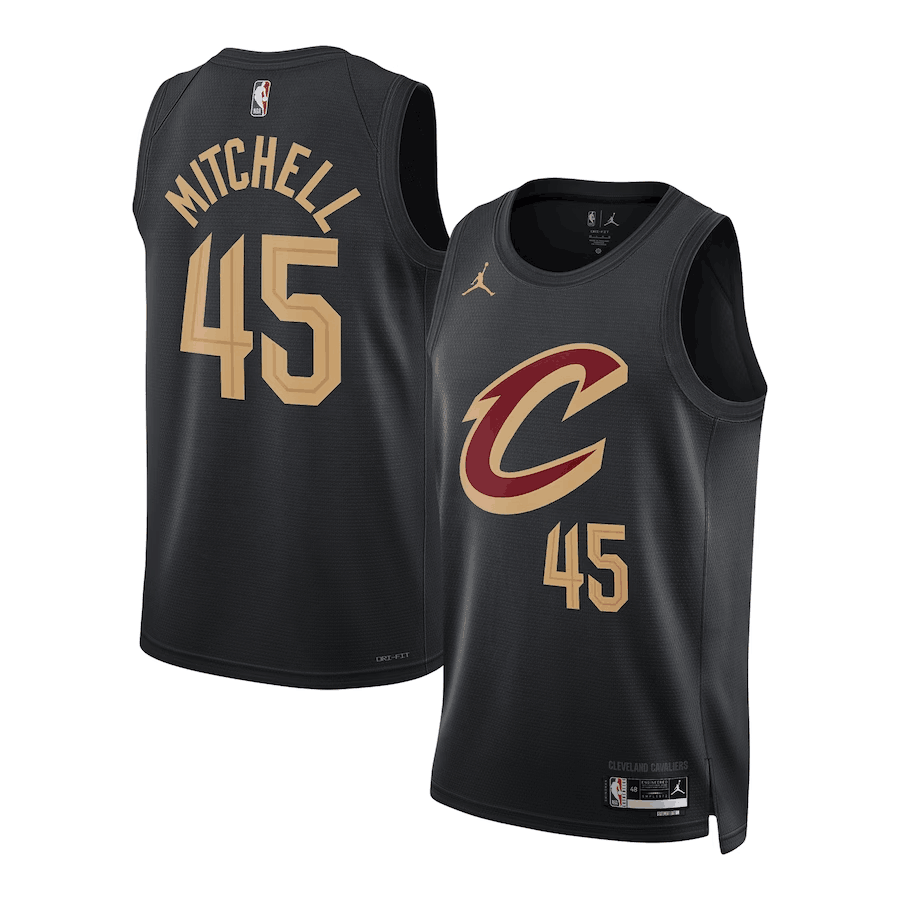 Men's Cleveland Cavaliers Jerseys #45 Donovan Mitchell Basketball Jerseys