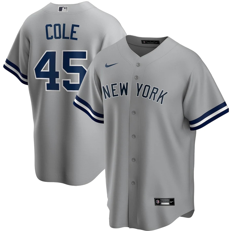 Men's New York Yankees Jerseys #45 Gerrit Cole Baseball Jerseys