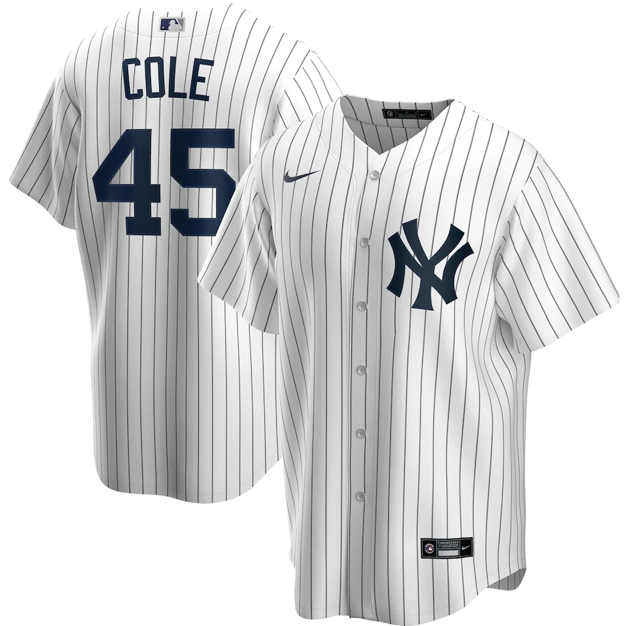 Men's New York Yankees Jerseys #45 Gerrit Cole Baseball Jerseys