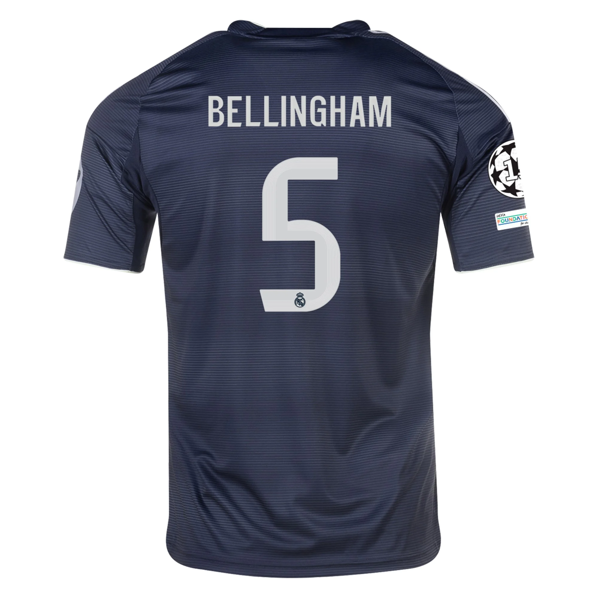 Mens 5 Jude Bellingham Real Madrid 2025-26 Away Jersey Football Shirt