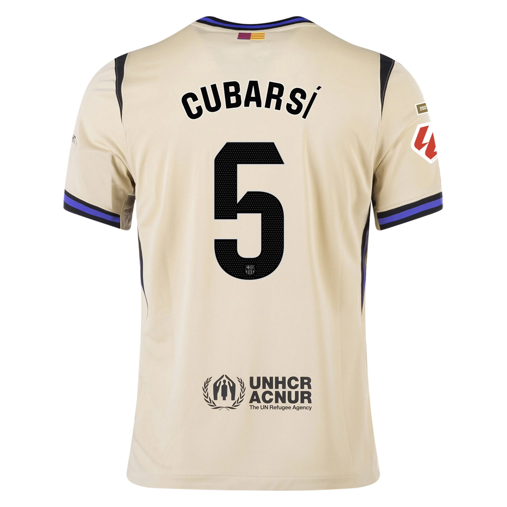 Mens 5 Pau Cubarsí Barcelona 2025-26 Away Jersey Football Shirt