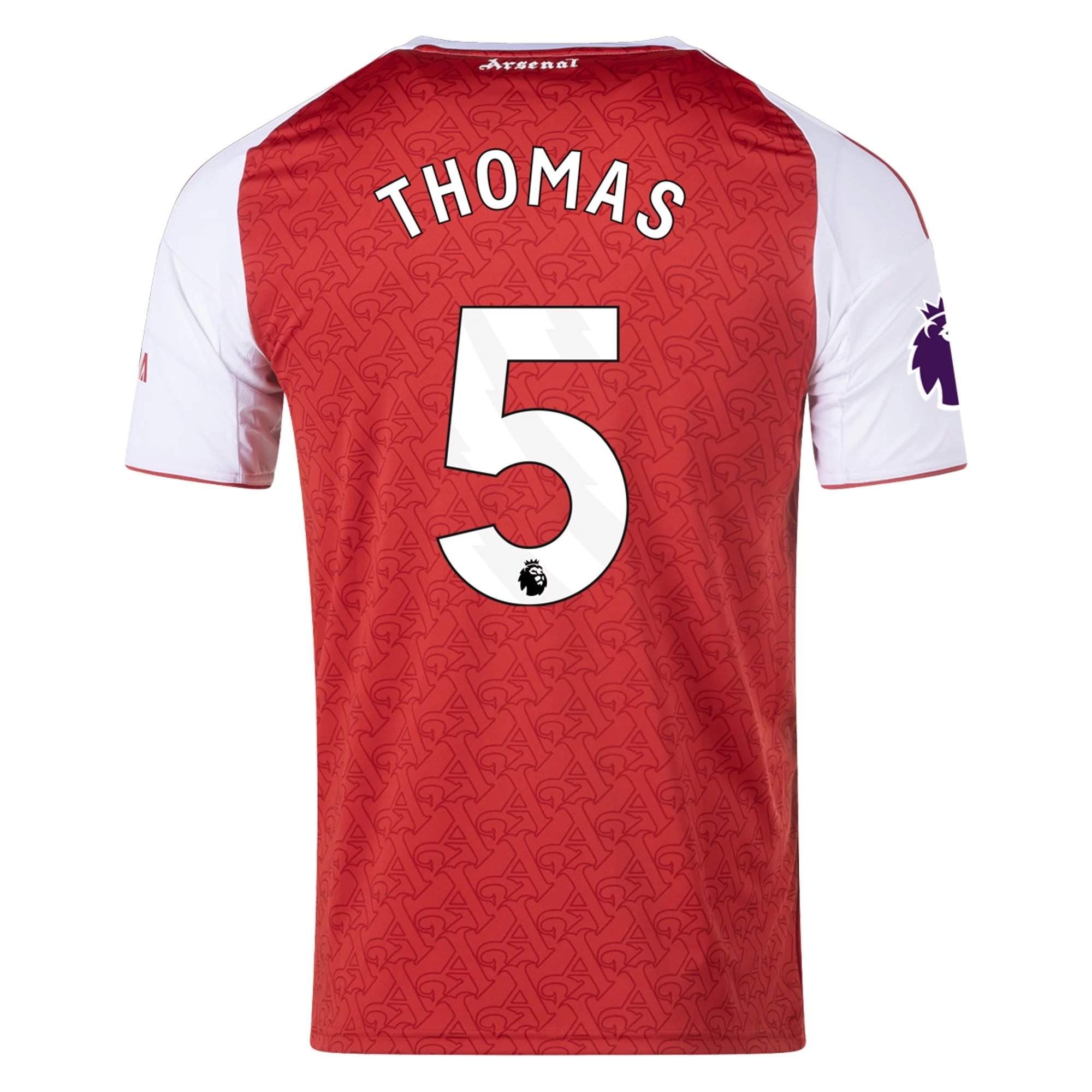 Mens 5 Thomas Partey Arsenal 2025-26 Home Jersey Football Shirt