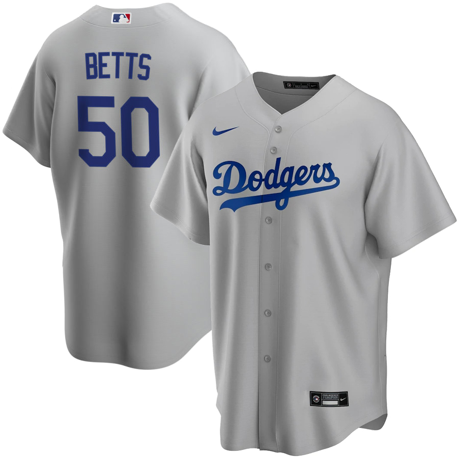 Men's Los Angeles Dodgers Jerseys #50 Mookie Betts Baseball Jerseys