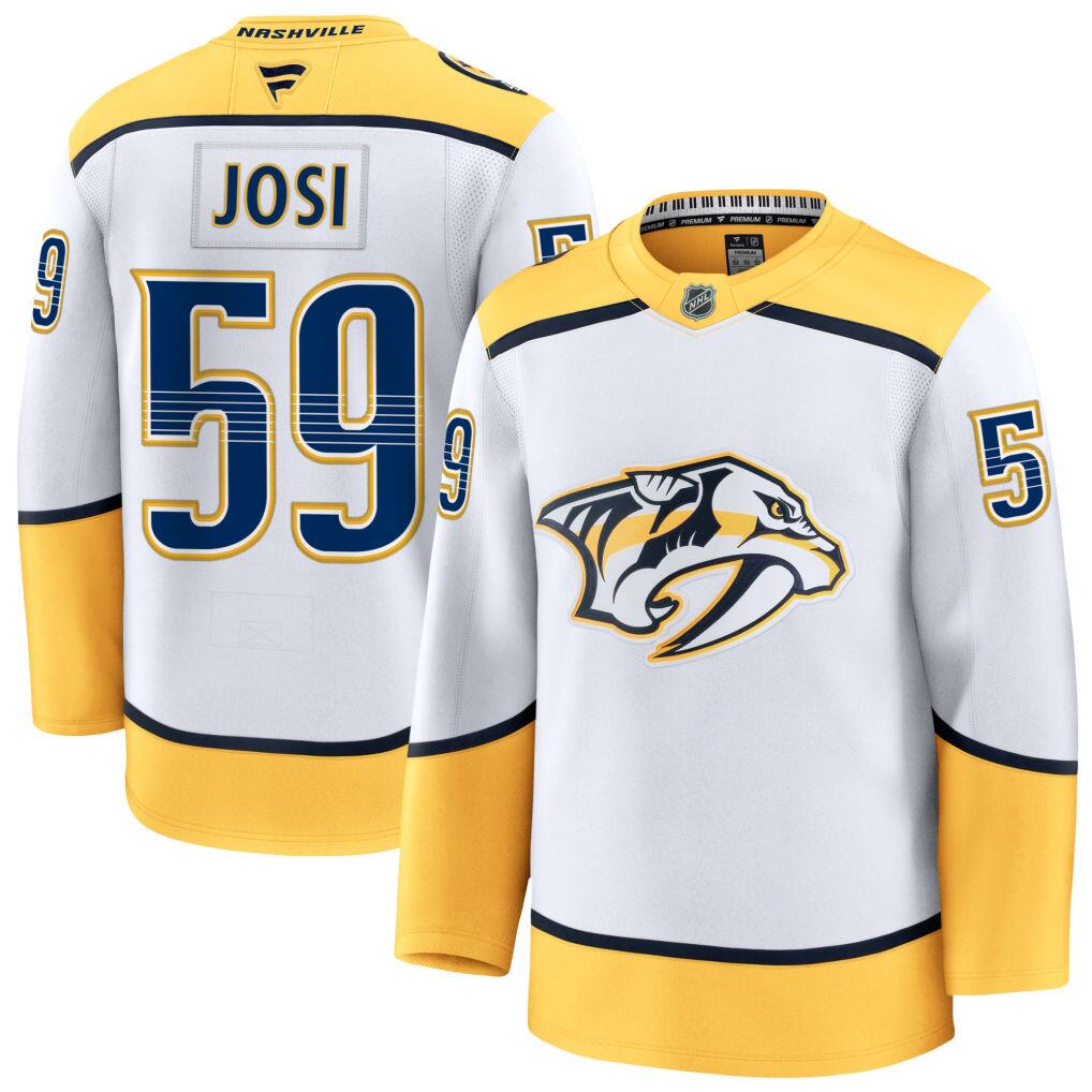 Men's Nashville Predators Jerseys #59 Roman Josi Hockey Jerseys