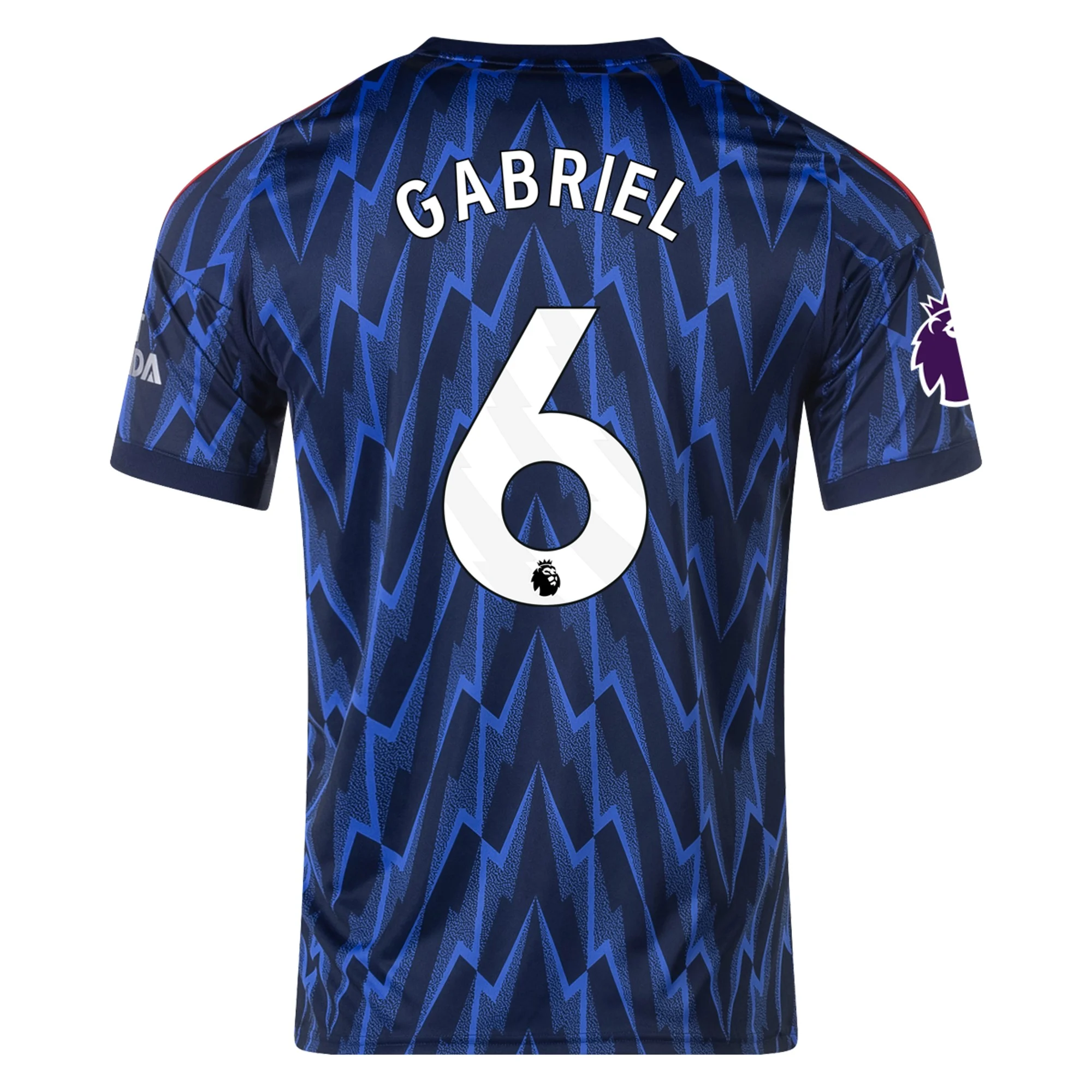 Mens 6 Gabriel Magalhães Arsenal 2025-26 Away Jersey Football Shirt