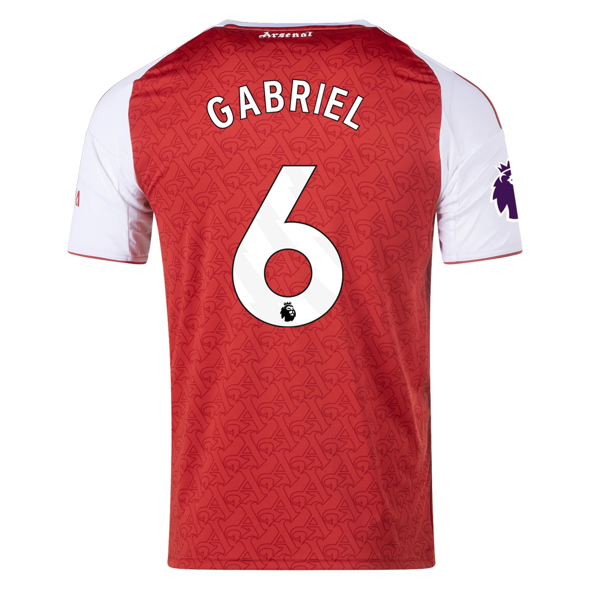 Mens 6 Gabriel Magalhães Arsenal 2025-26 Home Jersey Football Shirt