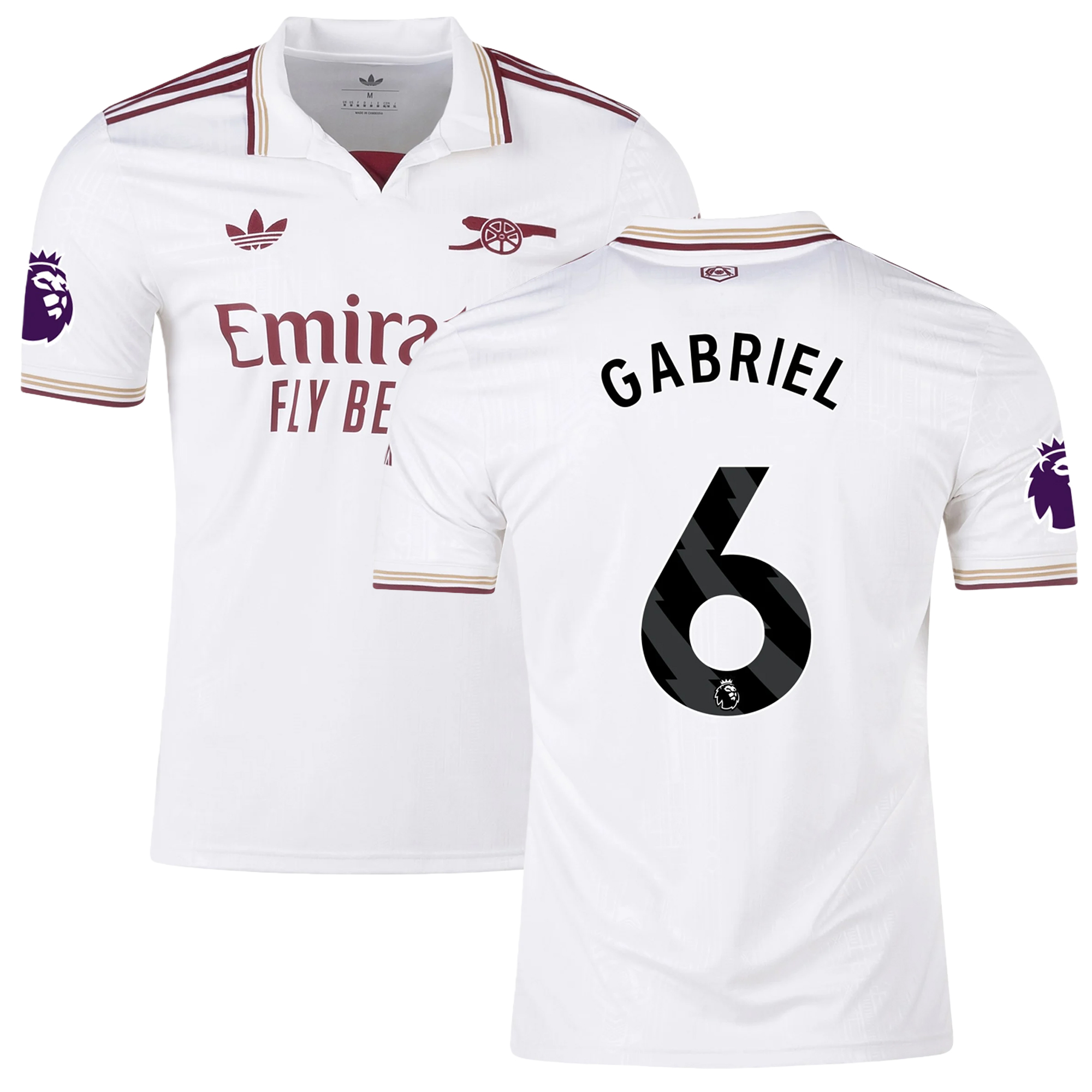Mens 6 Gabriel Magalhães Arsenal 2025-26 Third Jersey Football Shirt