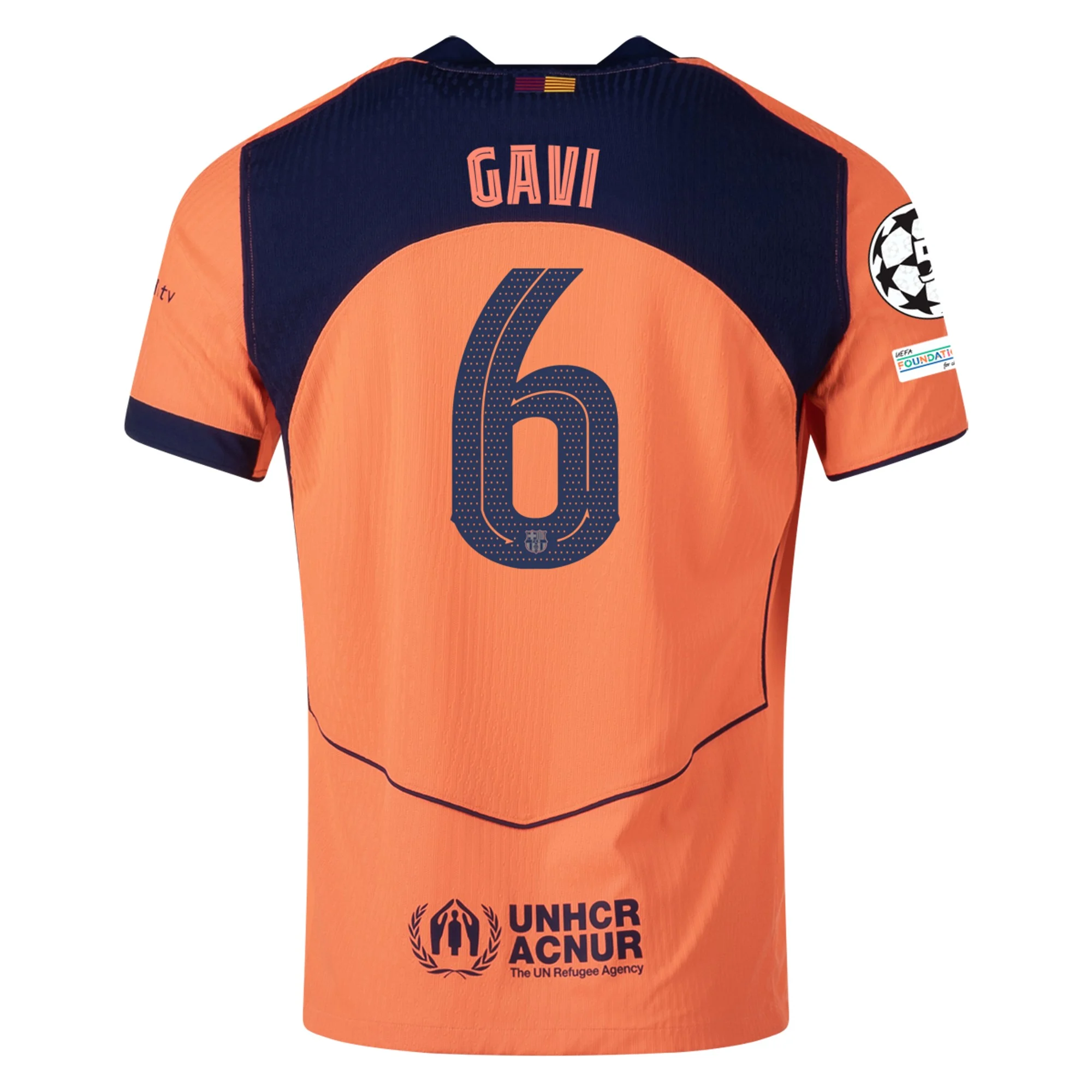 Mens 6 Gavi Barcelona 2025-26 Third Jersey Football Shirt