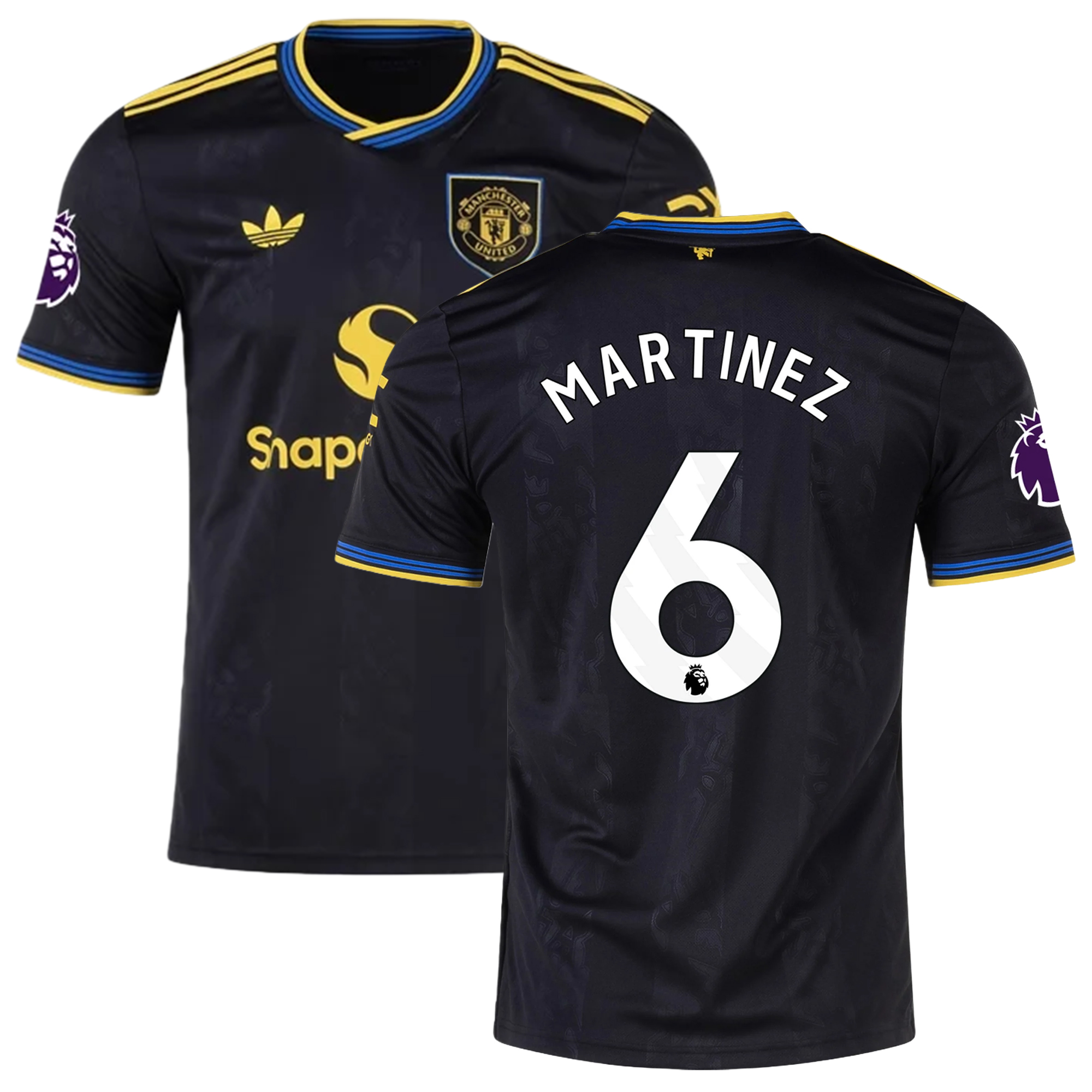 Mens 6 Lisandro Martínez Manchester United 2025-26 Third Jersey Football Shirt