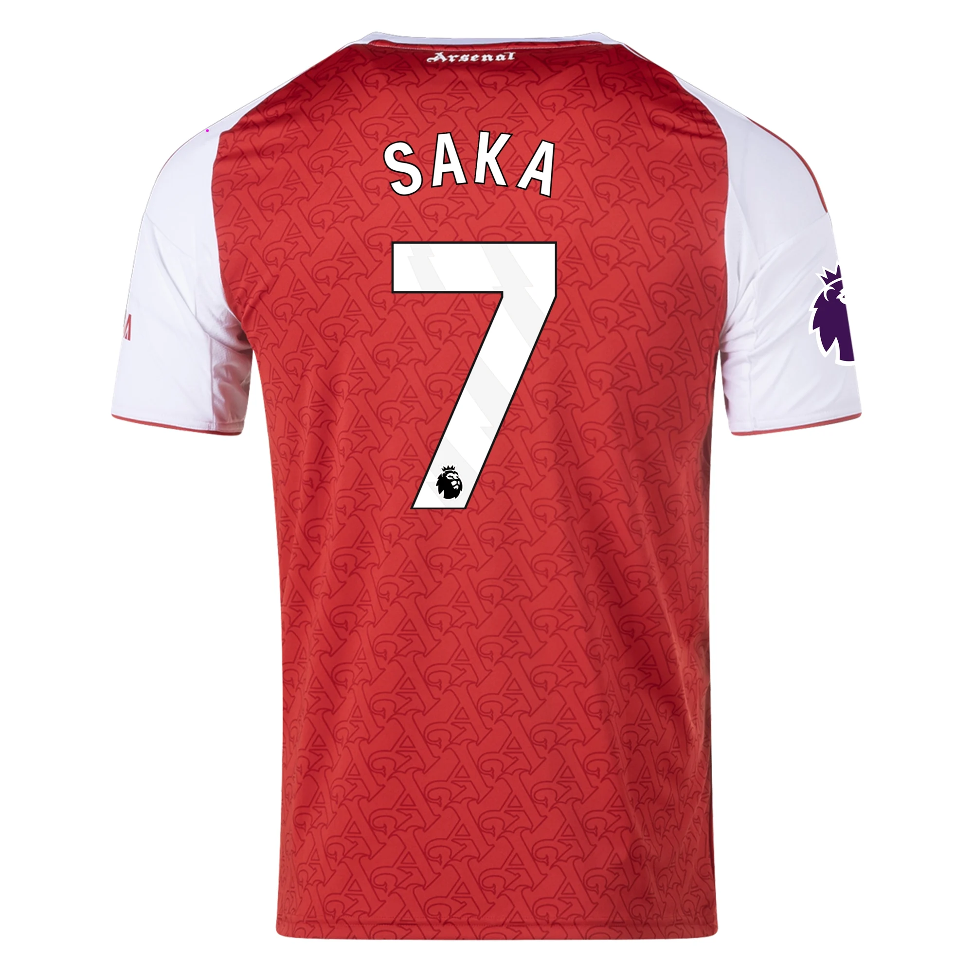 Mens 7 Bukayo Saka Arsenal 2025-26 Home Jersey Jersey Football Shirt