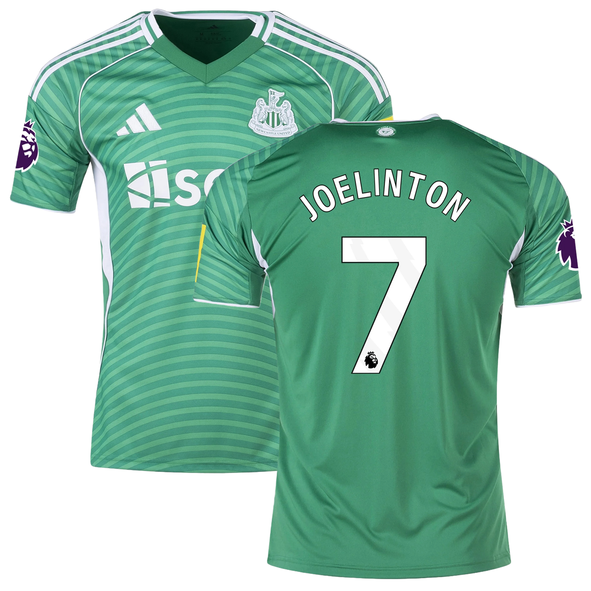 Mens 7 Joelinton Newcastle Away Jersey 2025-26 Football Shirt