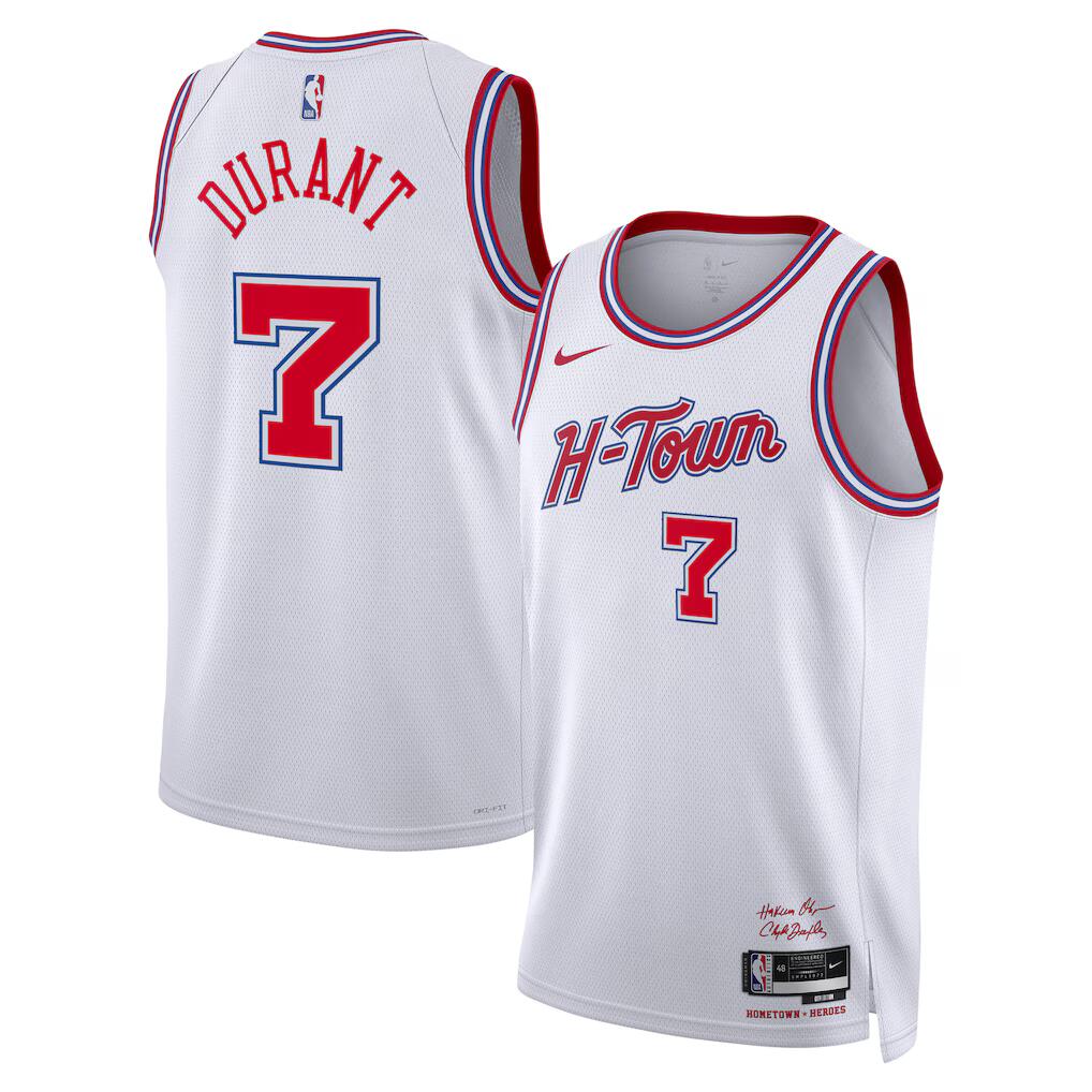 Men's Houston Rockets Jerseys #7 Kevin Durant 25-26 City Edition Basketball Jerseys