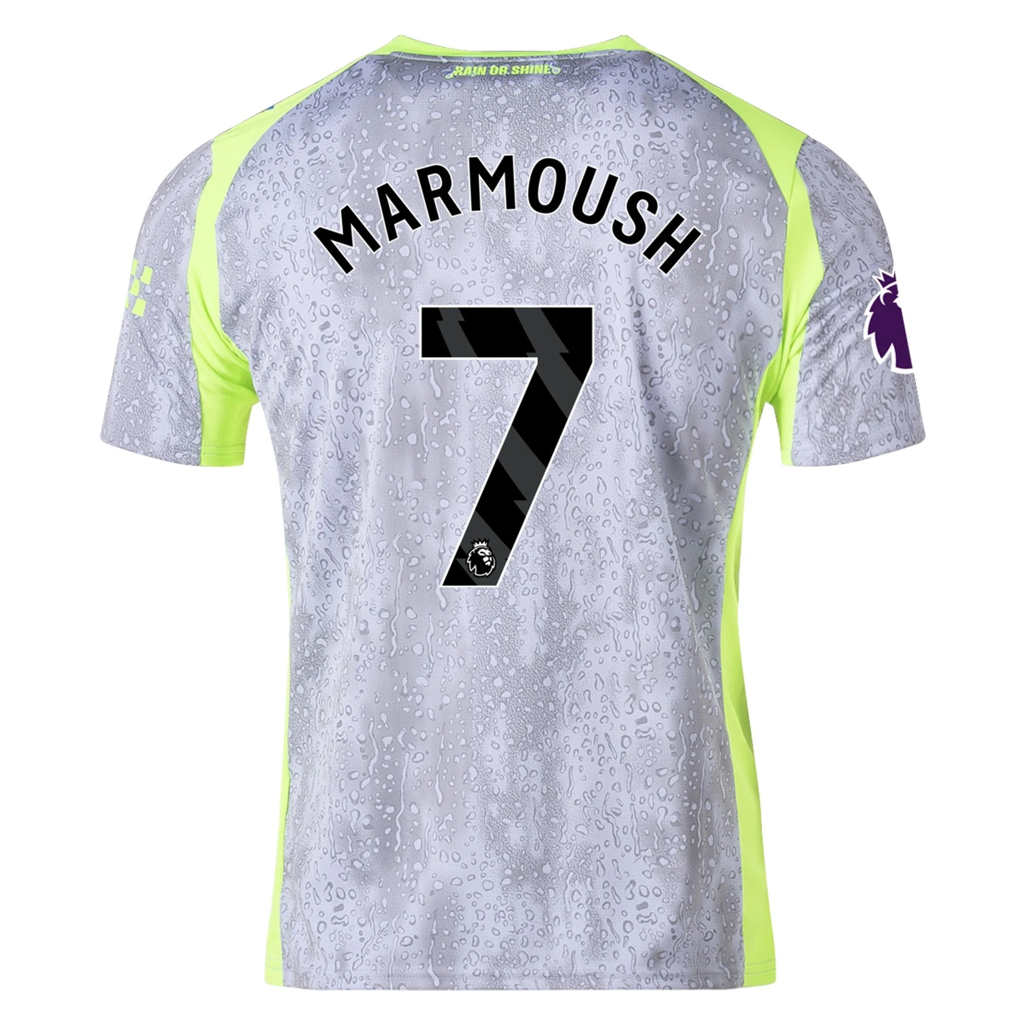 Mens 7 Omar Marmoush Manchester City Third Jersey 2025-26 Football Shirt