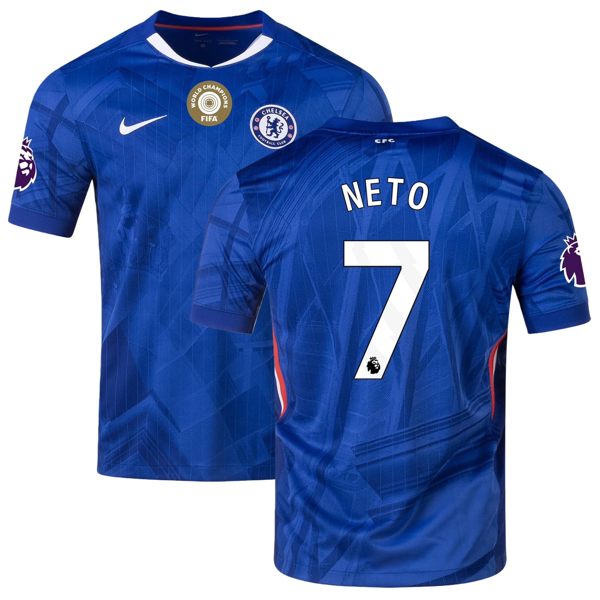 Mens 7 Pedro Neto Chelsea Home Jersey 2025-26 Football Shirt