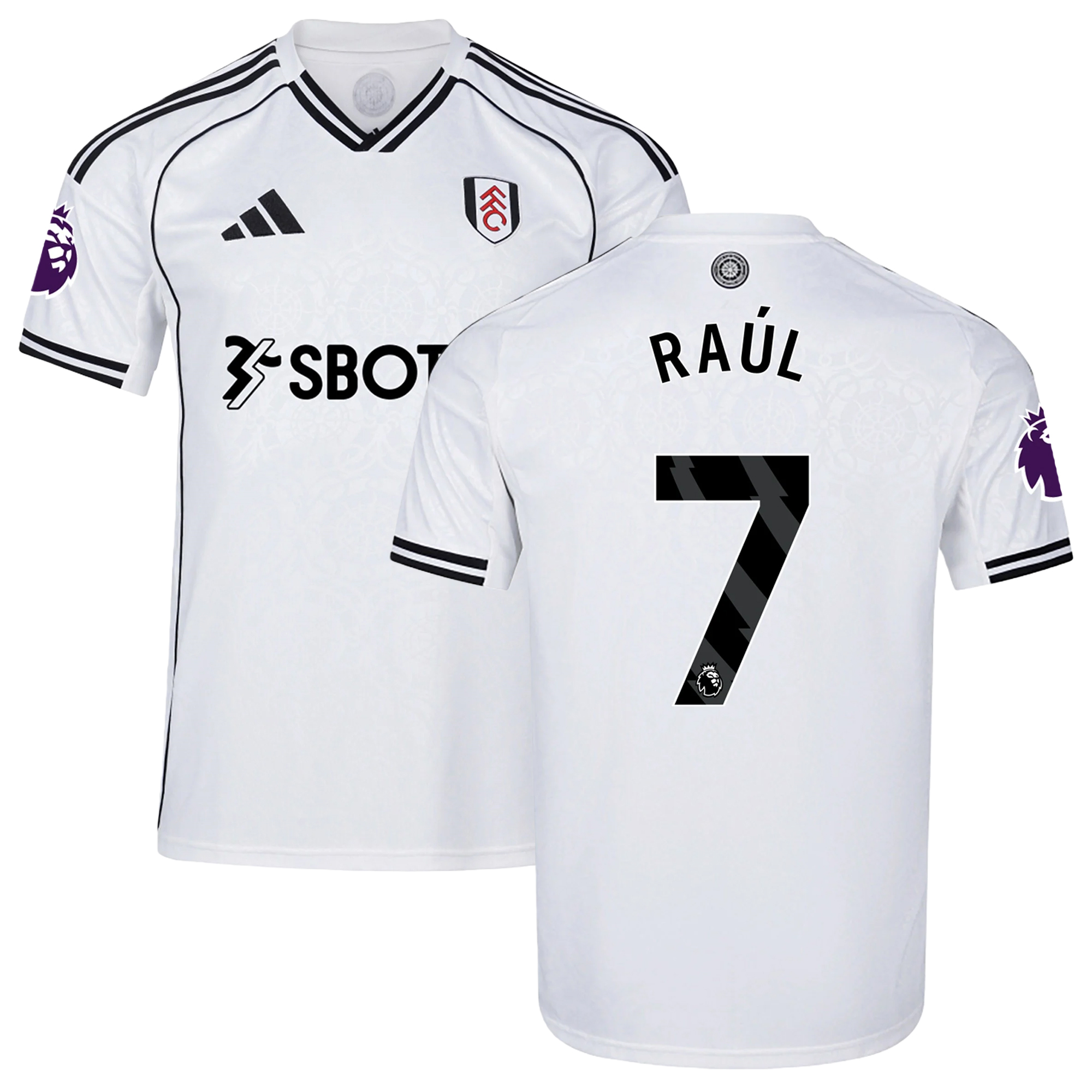 Mens 7 Raúl Jiménez Fulham Home Jersey 2025-26 Football Shirt