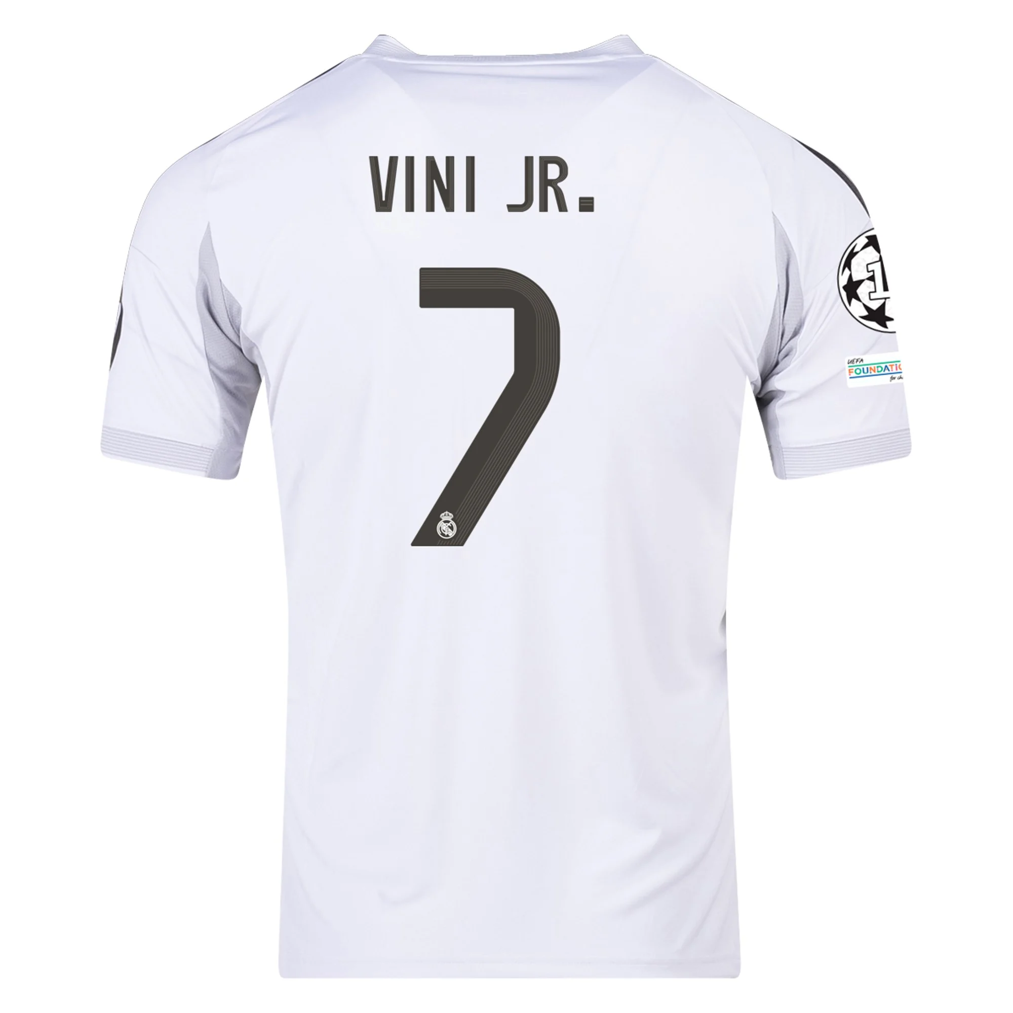 Mens 7 Vinicius Jr. Real Madrid 2025-26 Home Jersey Football Shirt