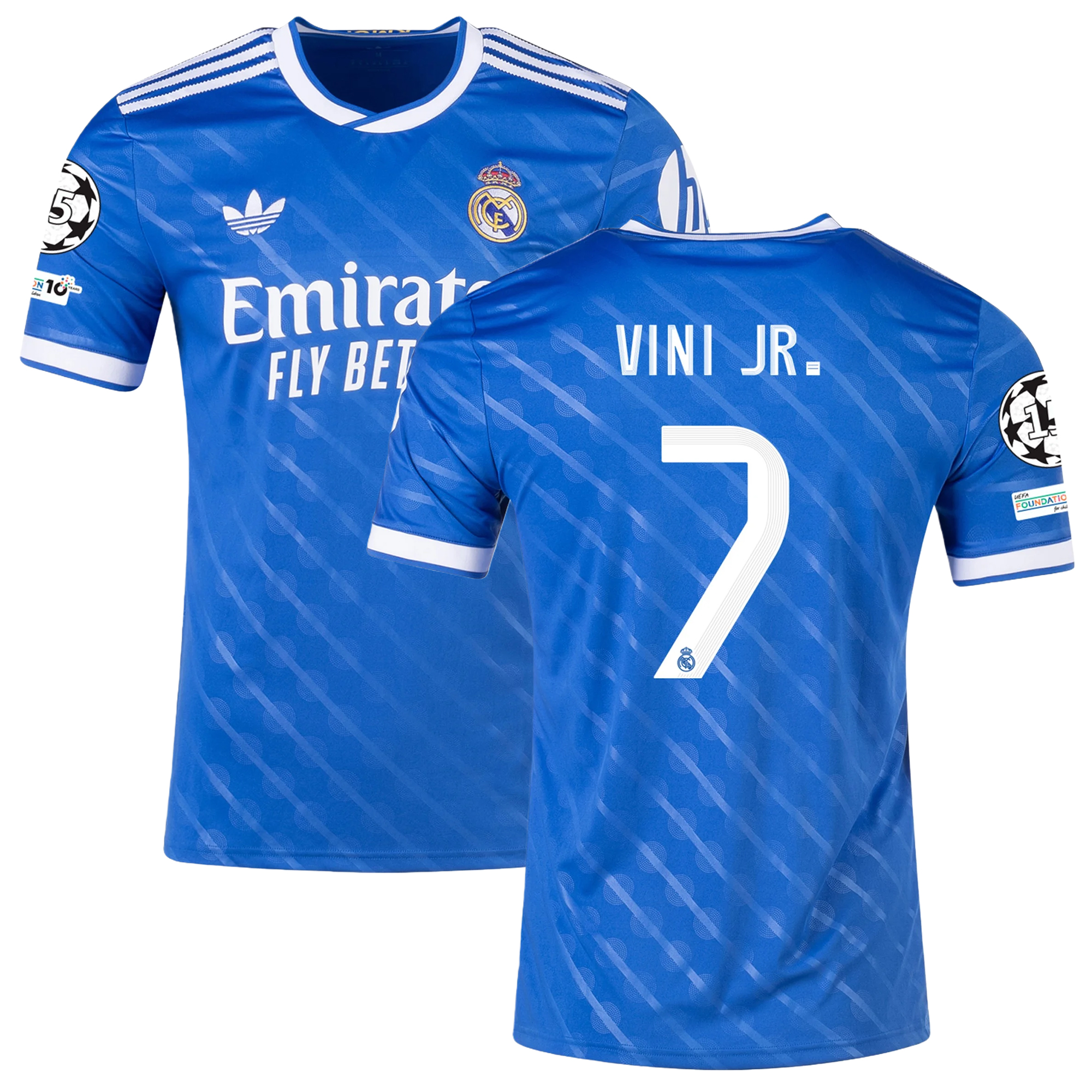 Mens 7 Vinicius Jr. Real Madrid 2025-26 Third Jersey Jersey Football Shirt