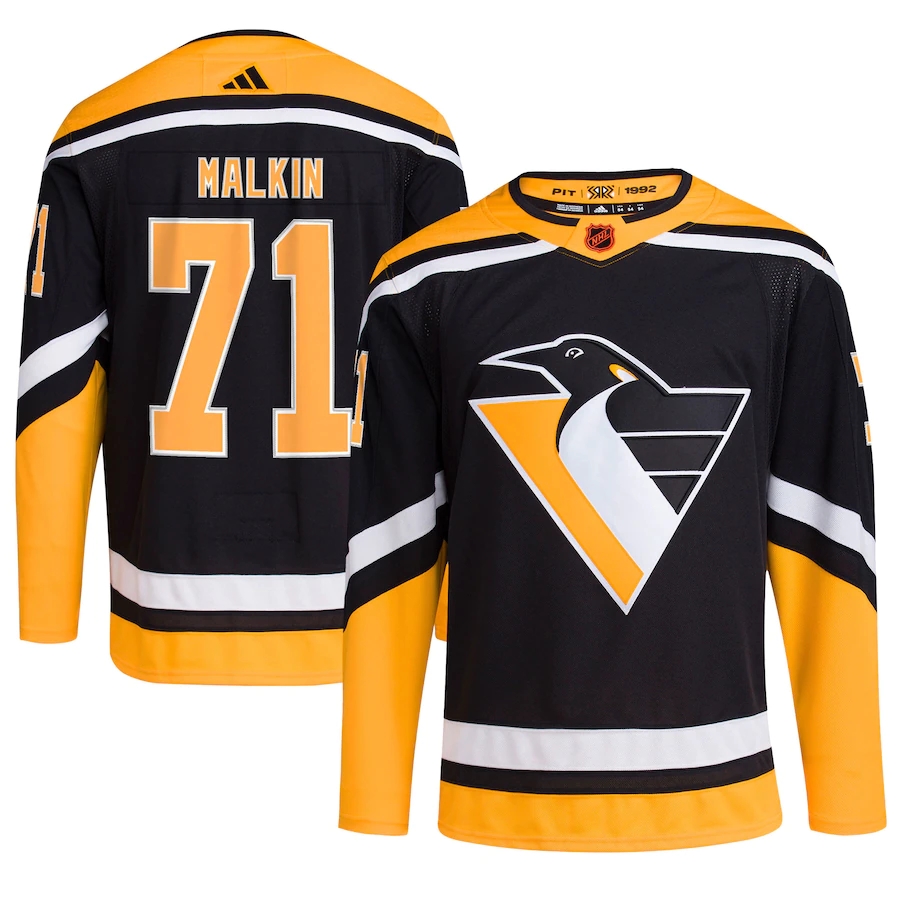 Men's Pittsburgh Penguins Jerseys #71 Evgeni Malkin Hockey Jerseys