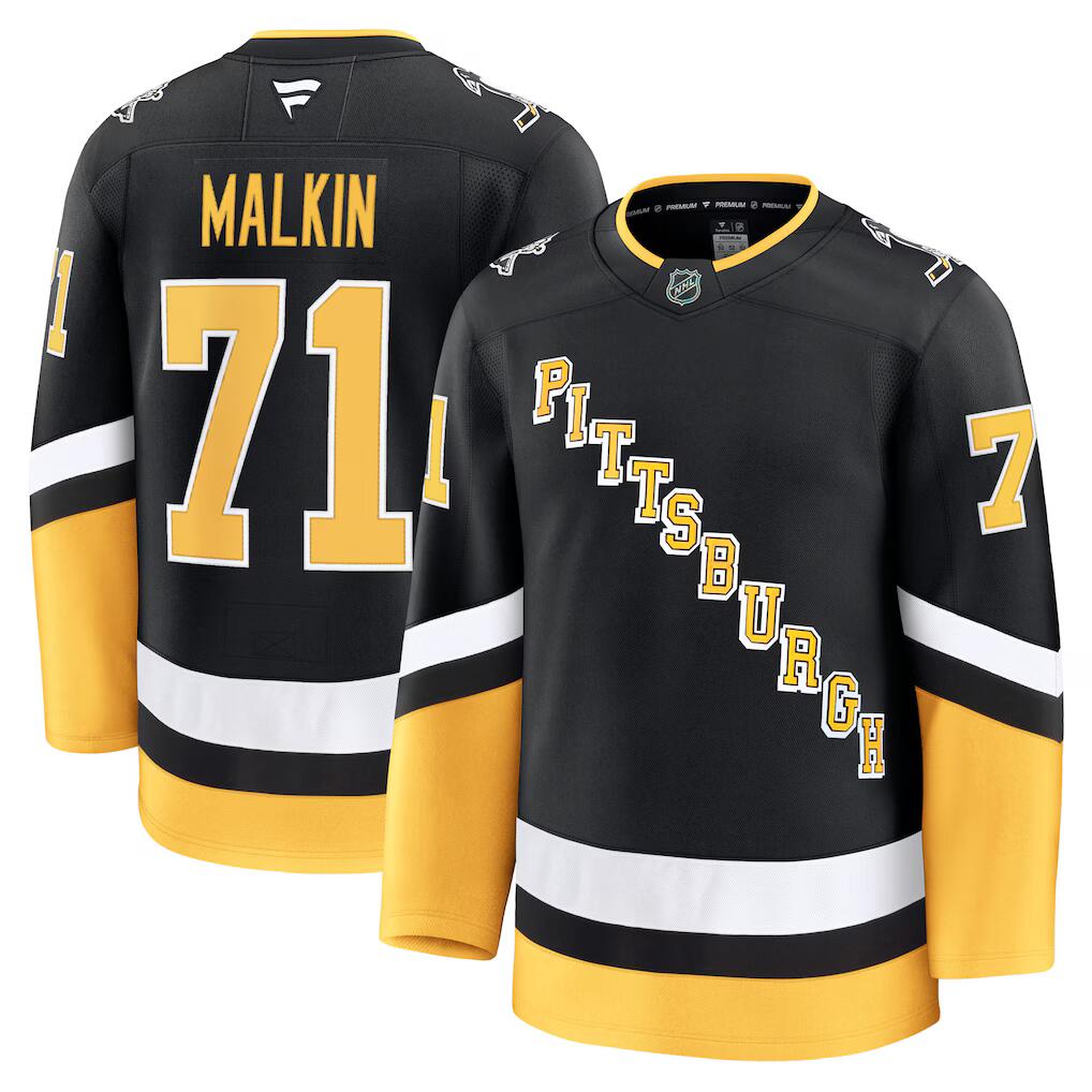 Men's Pittsburgh Penguins Jerseys #71 Evgeni Malkin Hockey Jerseys