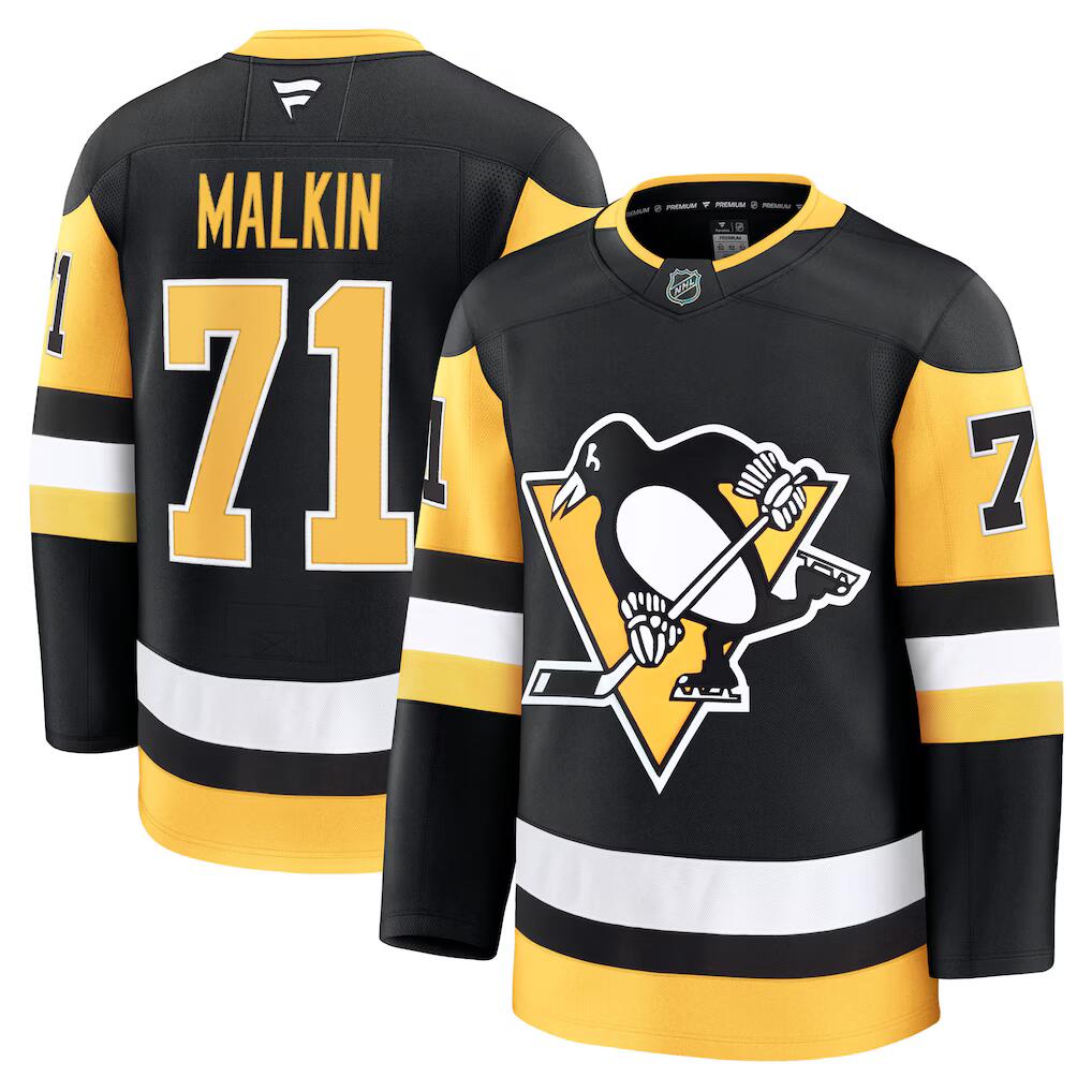 Men's Pittsburgh Penguins Jerseys #71 Evgeni Malkin Hockey Jerseys