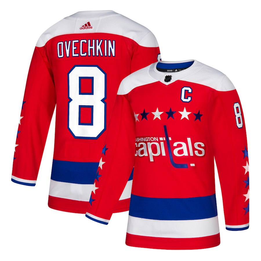 Men's Washington Capitals Jerseys #8 Alex Ovechkin Hockey Jerseys