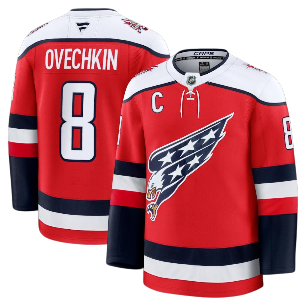 Men's Washington Capitals Jerseys #8 Alex Ovechkin Hockey Jerseys