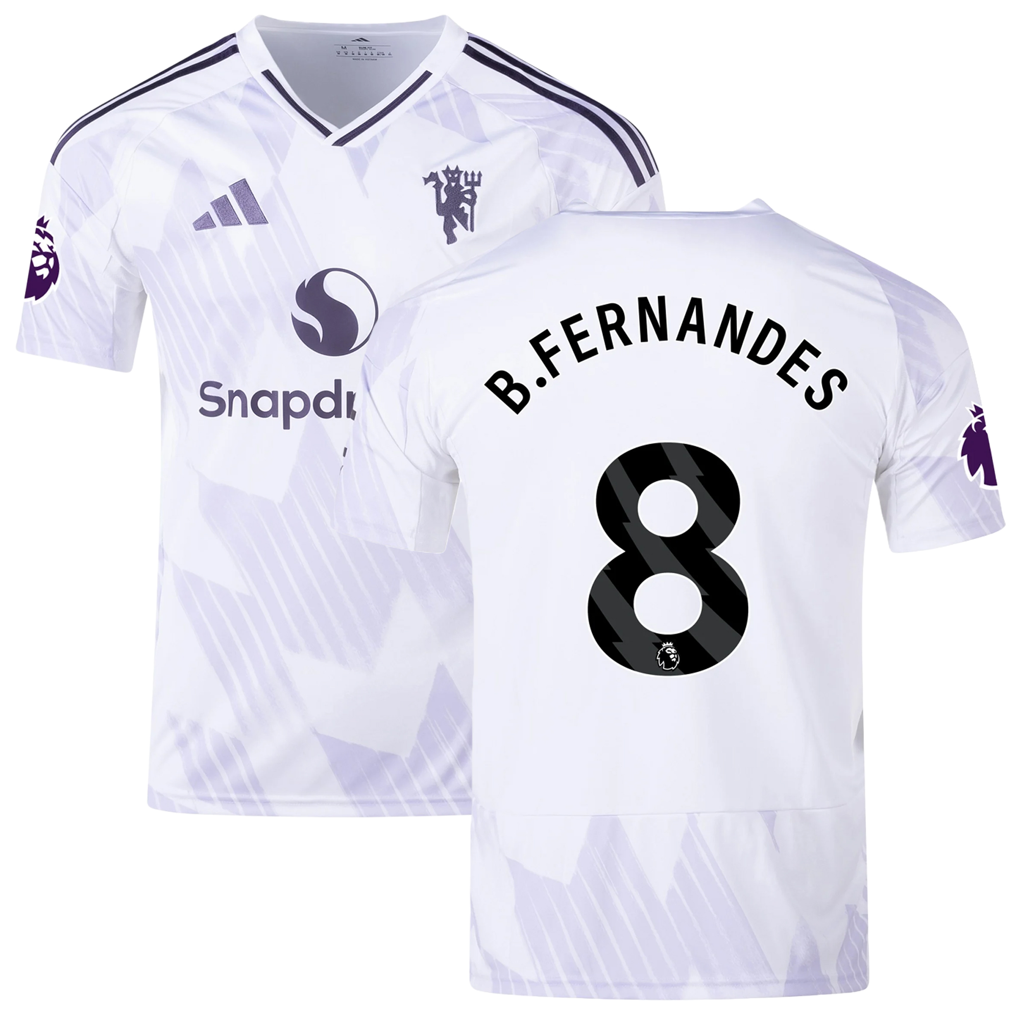 Mens 8 Bruno Fernandes Manchester United 2025-26 Away Jersey Football Shirt