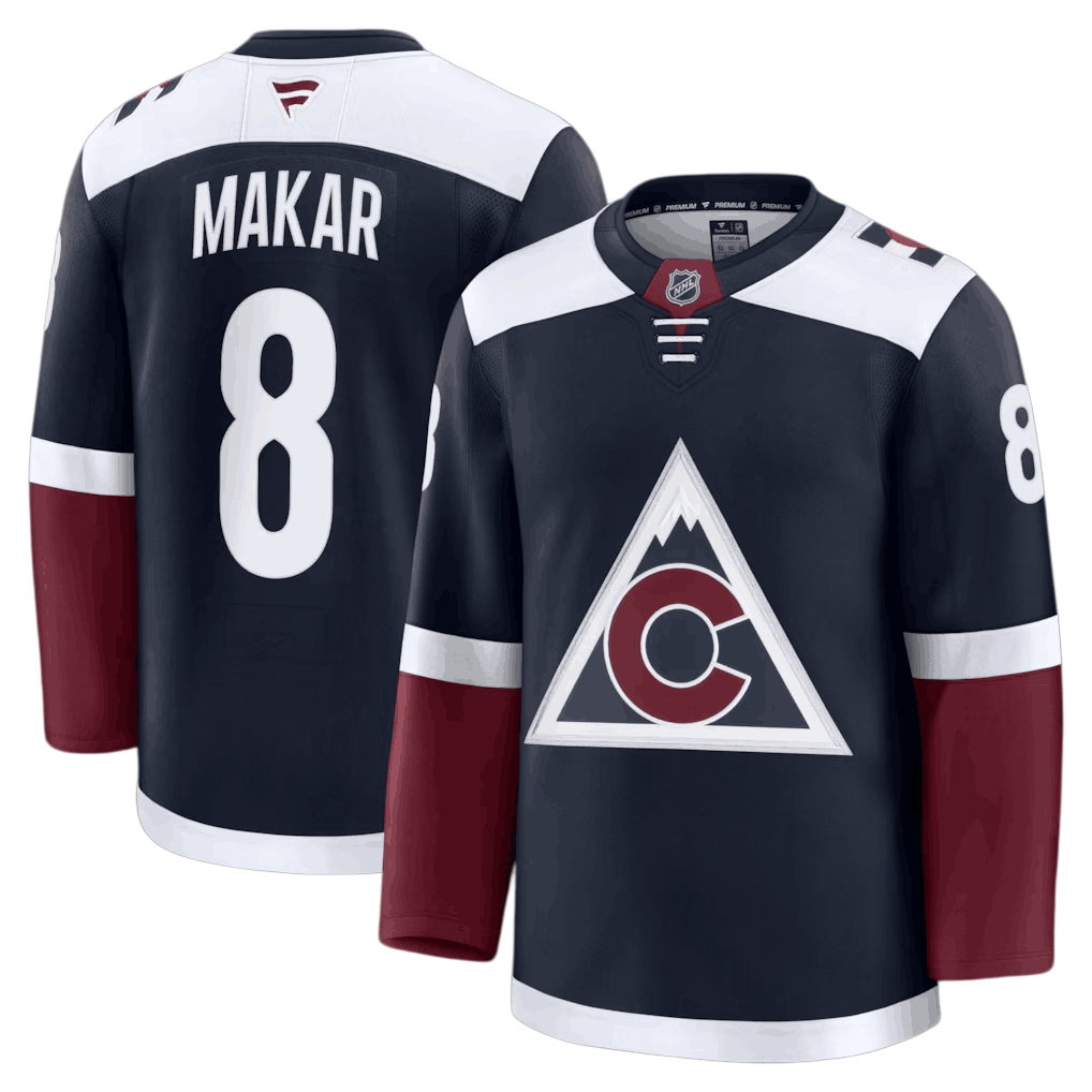 Men's Colorado Avalanche Jerseys #8 Cale Makar Hockey Jerseys