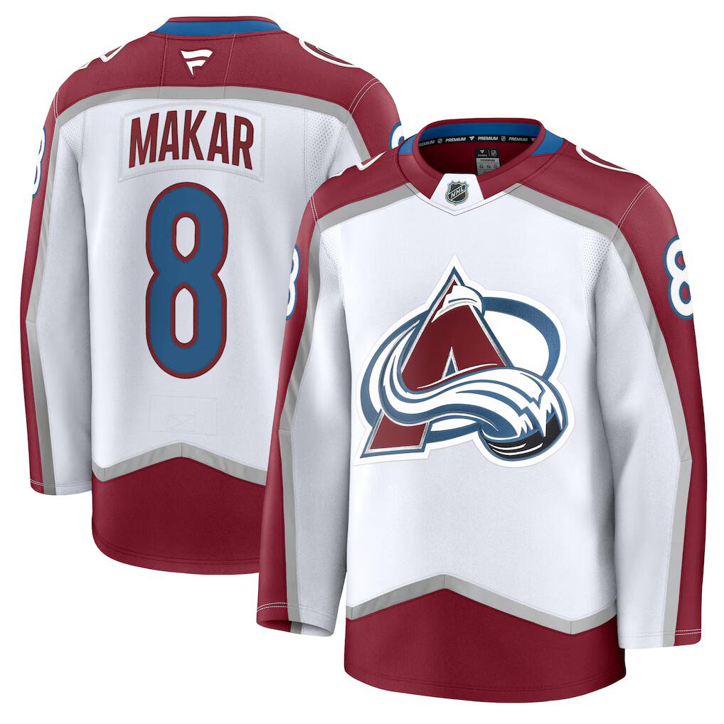 Men's Colorado Avalanche Jerseys #8 Cale Makar Hockey Jerseys