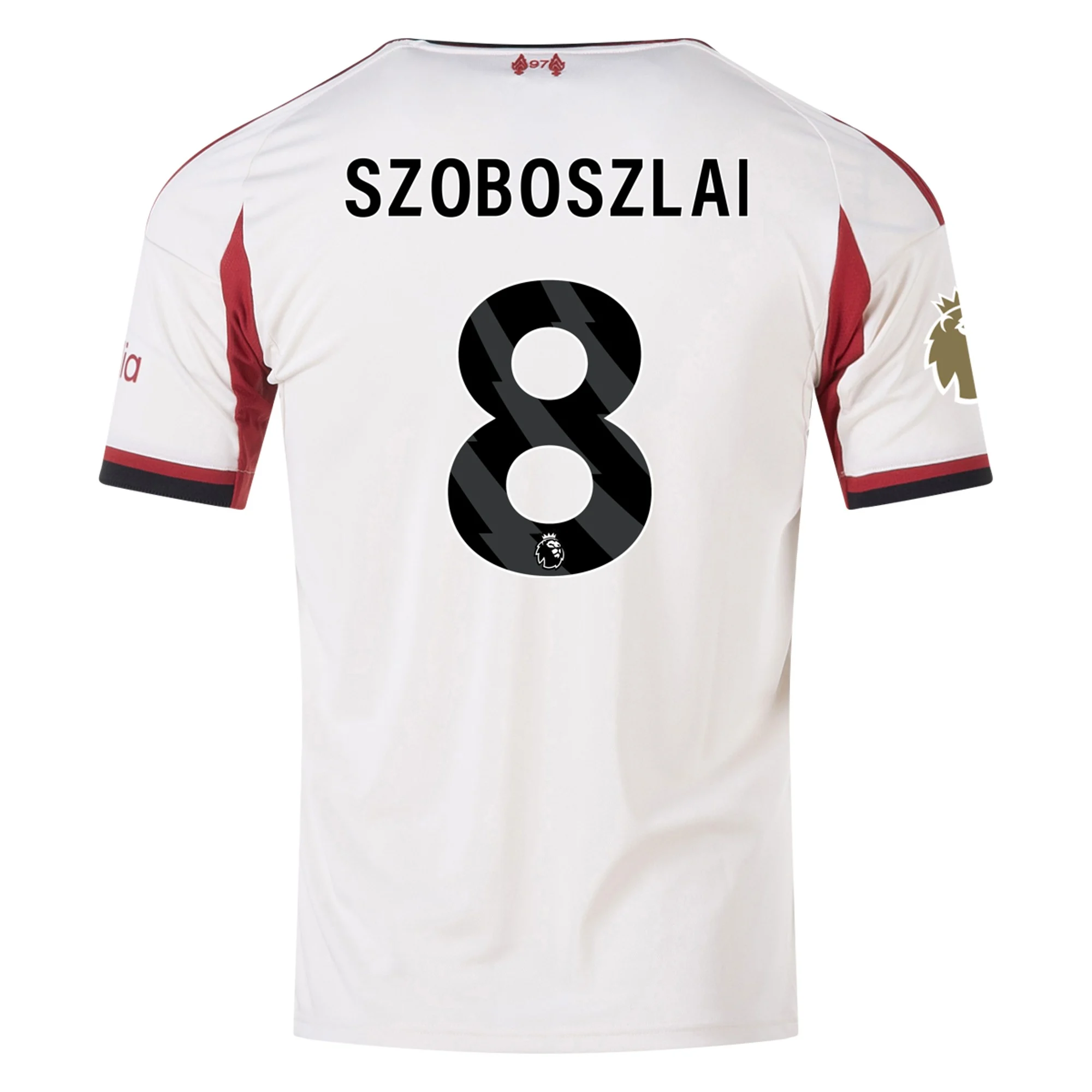 Mens 8 Dominik Szoboszlai Liverpool 2025-26 Away Jersey Football Shirt