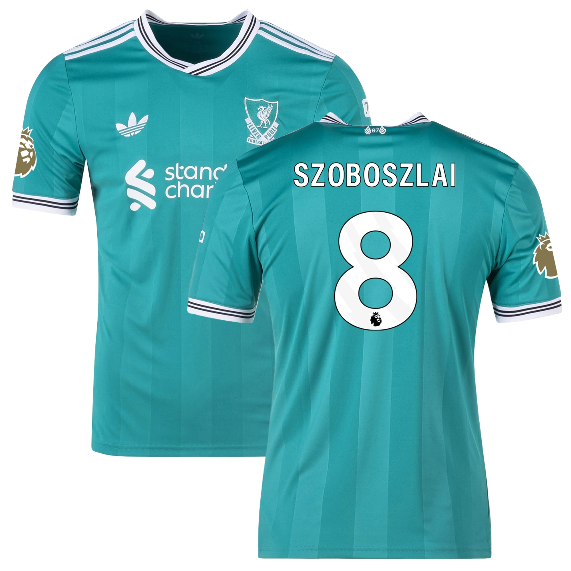 Mens 8 Dominik Szoboszlai Liverpool 2025-26 Third Jersey Football Shirt