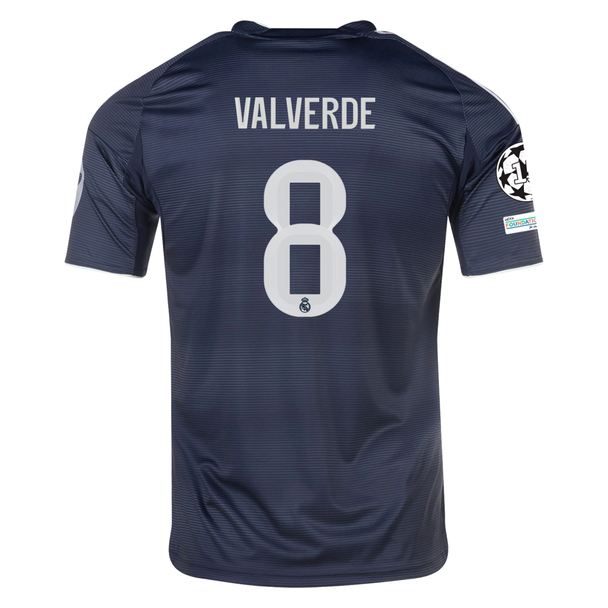 Mens 8 Federico Valverde Real Madrid 2025-26 Away Jersey Football Shirt