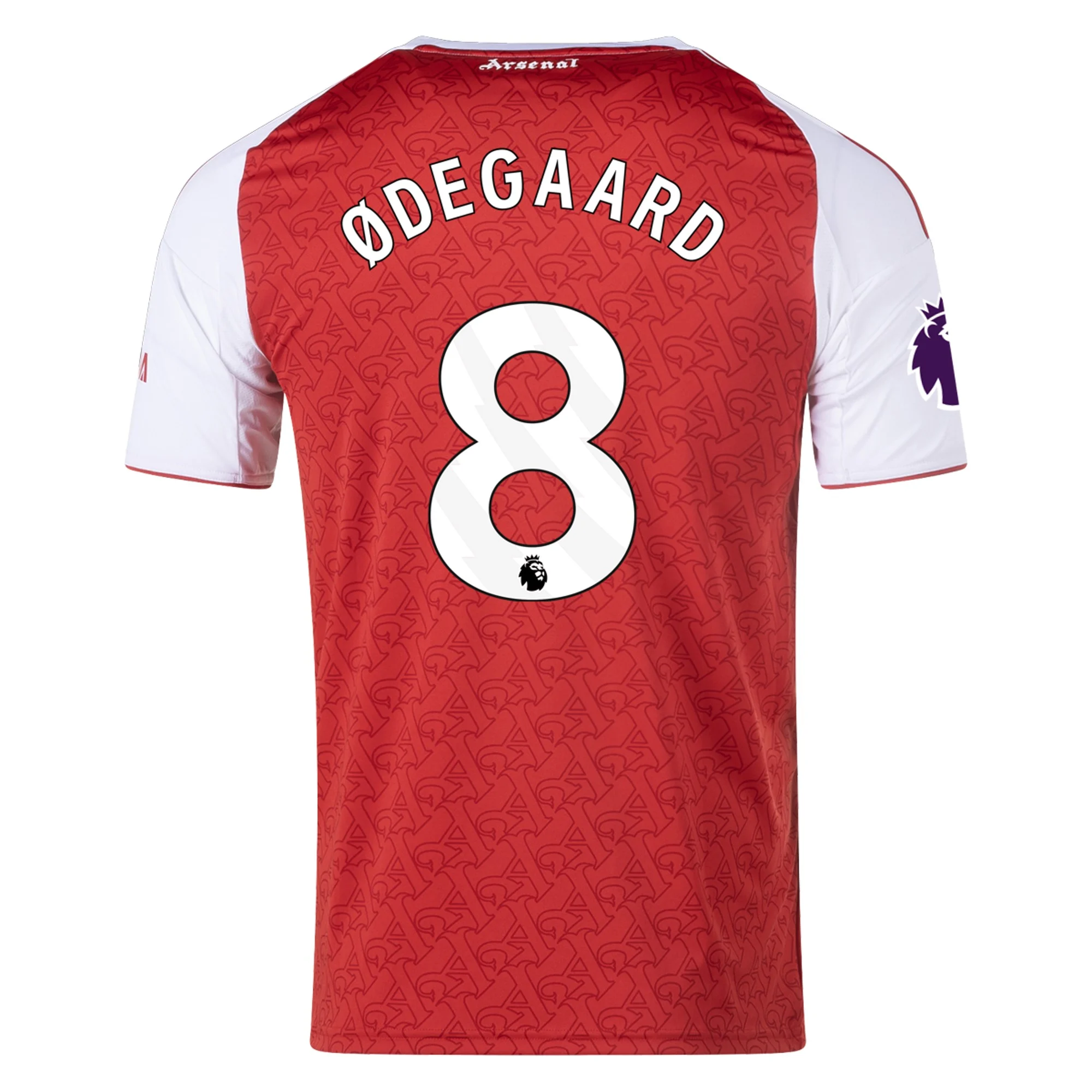 Mens 8 Martin Ødegaard Arsenal 2025-26 Home Jersey Football Shirt