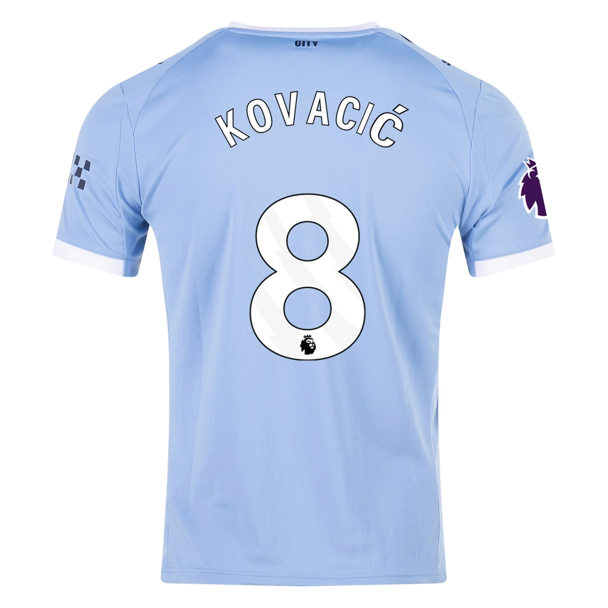 Mens 8 Mateo Kovačić Manchester City Home Jersey 2025-26 Football Shirt