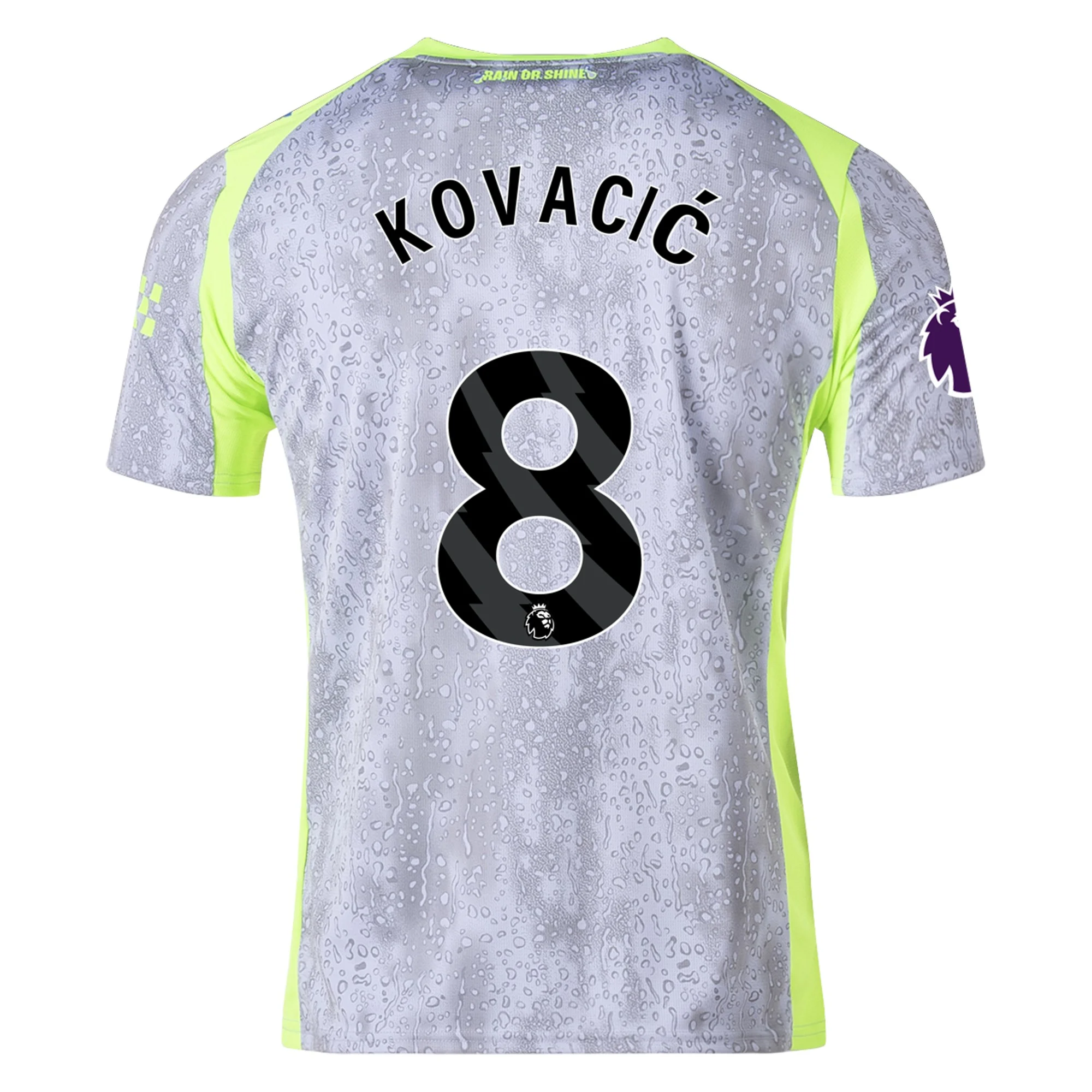 Mens 8 Mateo Kovačić Manchester City Third Jersey 2025-26 Football Shirt