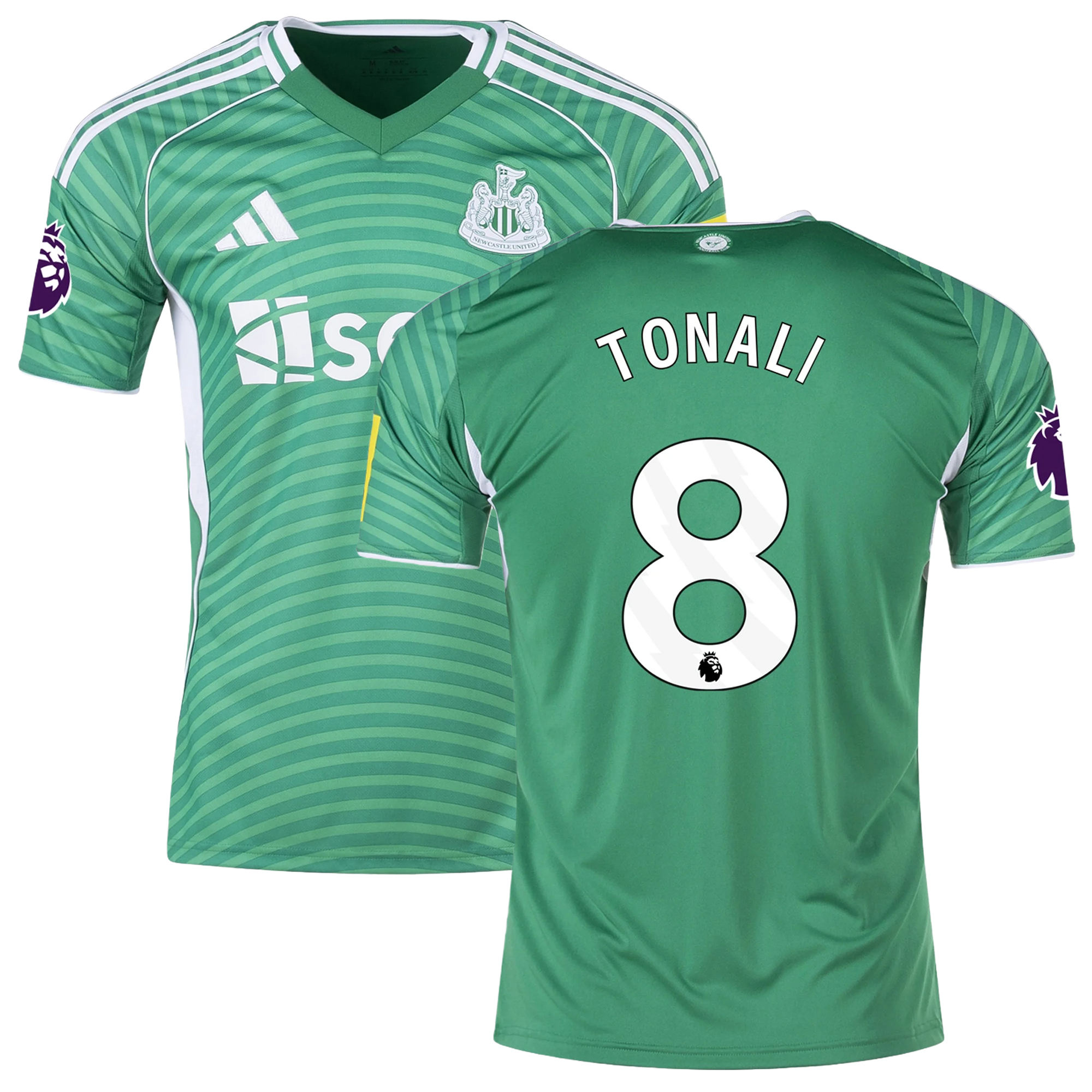 Mens 8 Sandro Tonali Newcastle Away Jersey 2025-26 Football Shirt