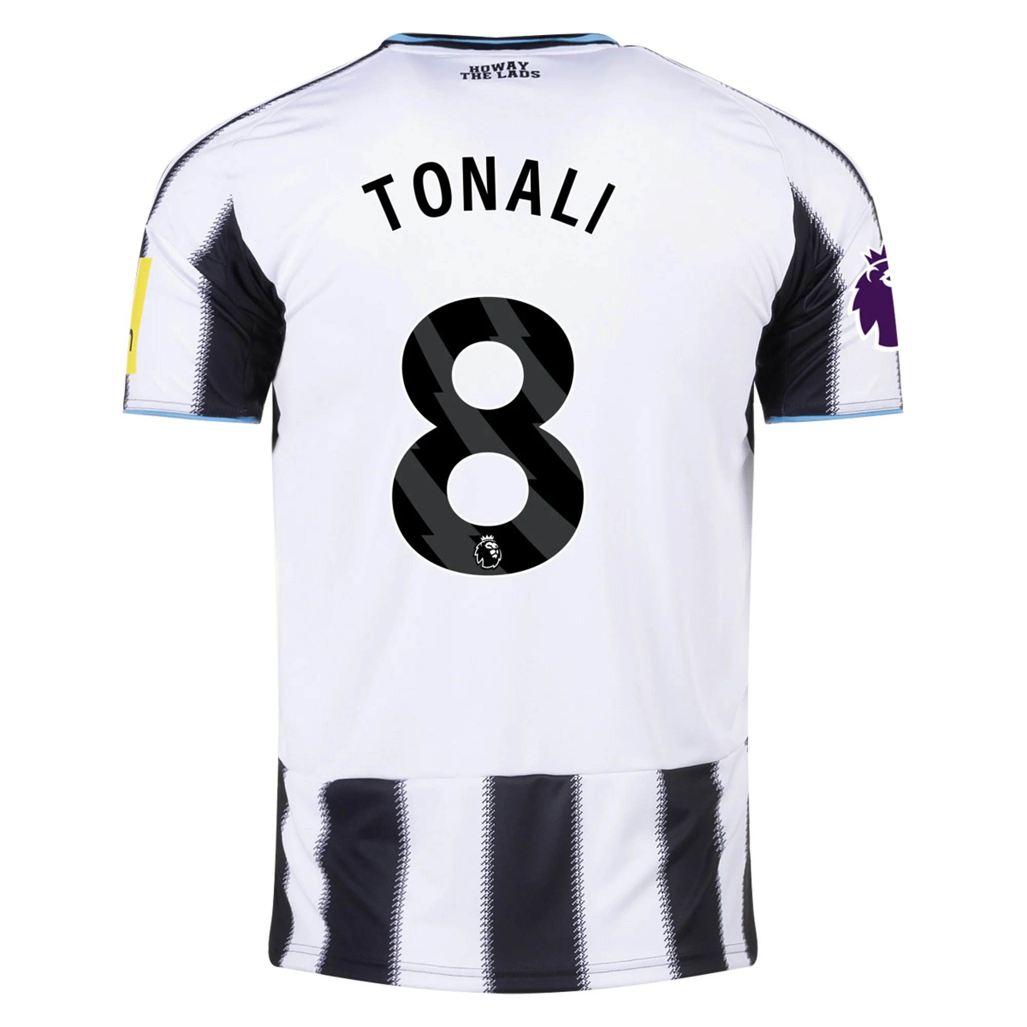 Mens 8 Sandro Tonali Newcastle Home Jersey 2025-26 Football Shirt