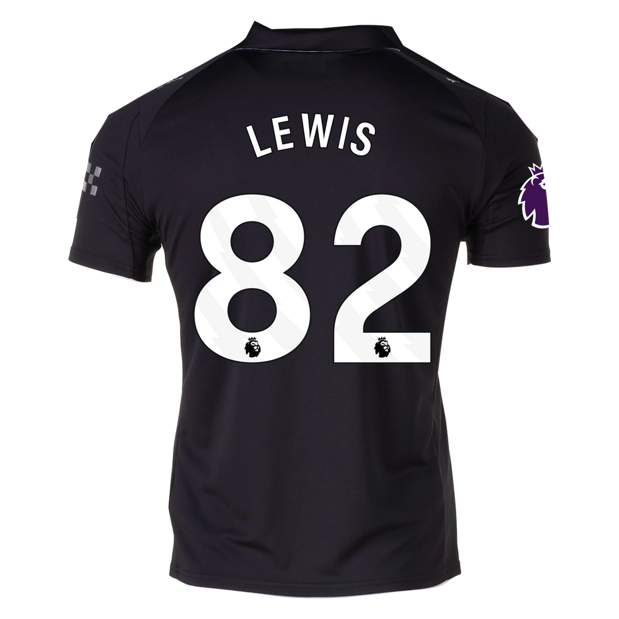 Mens 82 Rico Lewis Manchester City Away Jersey 2025-26 Football Shirt